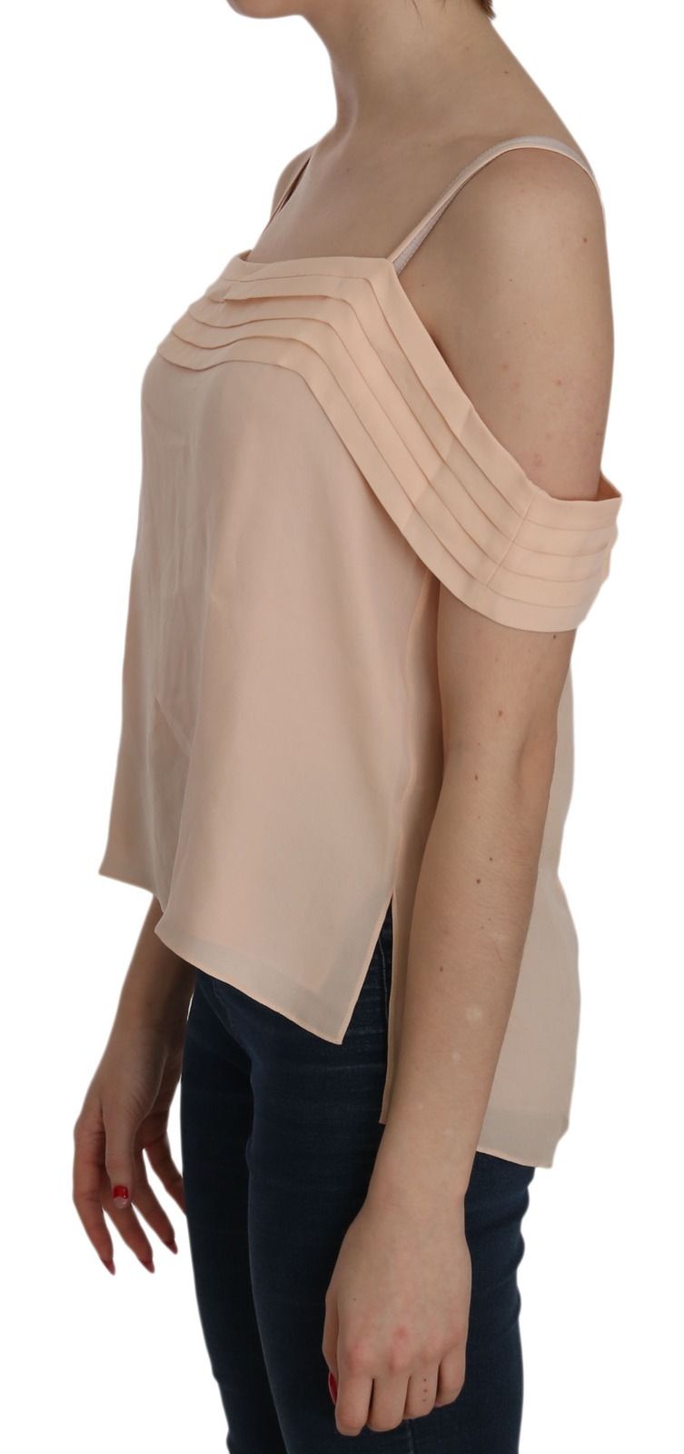 Off Shoulder Strap Square Neck Top Women's Blouse - Alexander Wang - Modalova