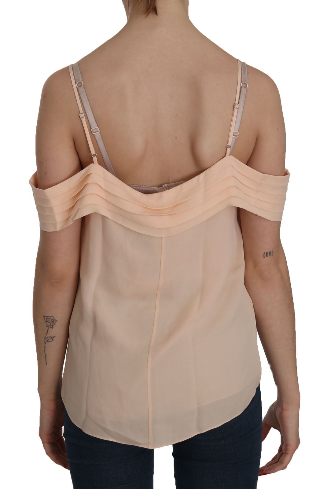 Off Shoulder Strap Square Neck Top Women's Blouse - Alexander Wang - Modalova