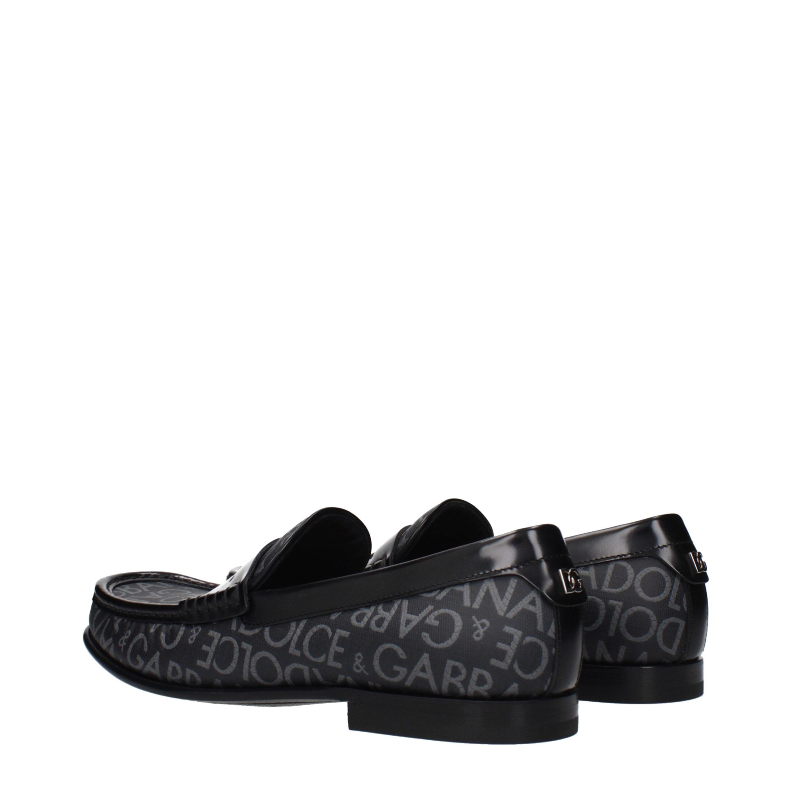 Fabric Slip-On Men's Loafers - Dolce & Gabbana - Modalova