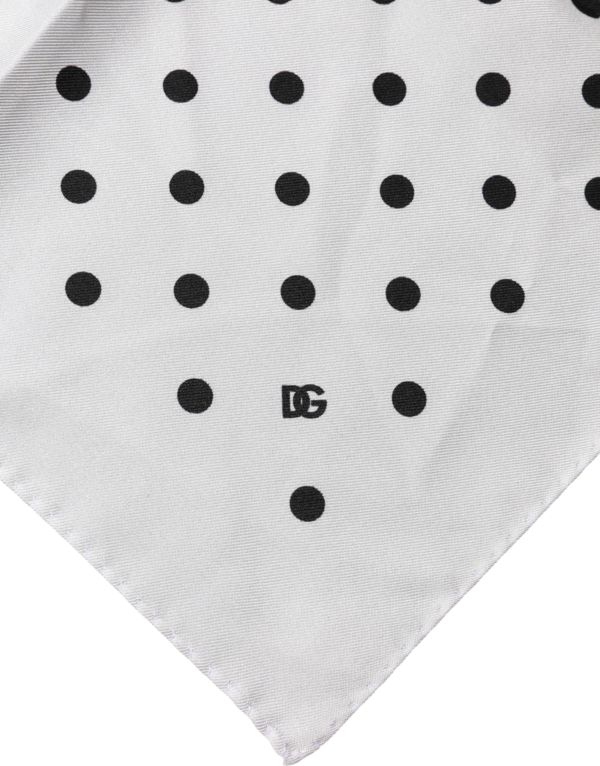 Polka Dot Square Handkerchief Men's Scarf - Dolce & Gabbana - Modalova