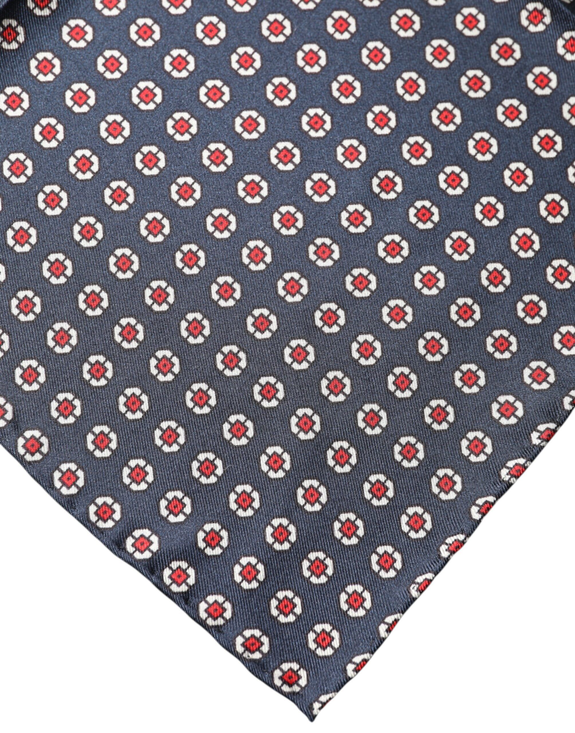 Patterned Silk Square Handkerchief Men's Scarf - Dolce & Gabbana - Modalova
