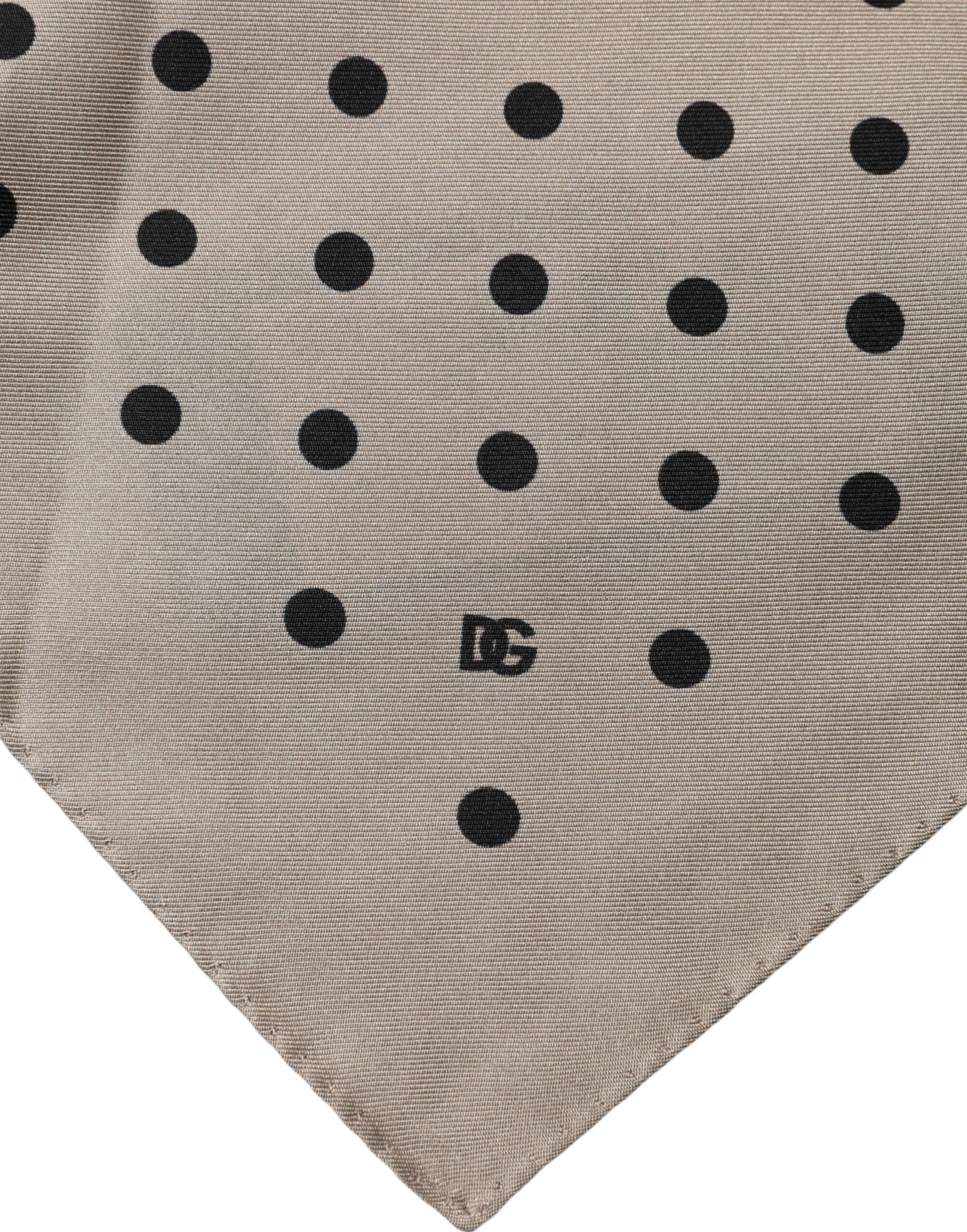 Polka Dot Square Handkerchief Men's Scarf - Dolce & Gabbana - Modalova