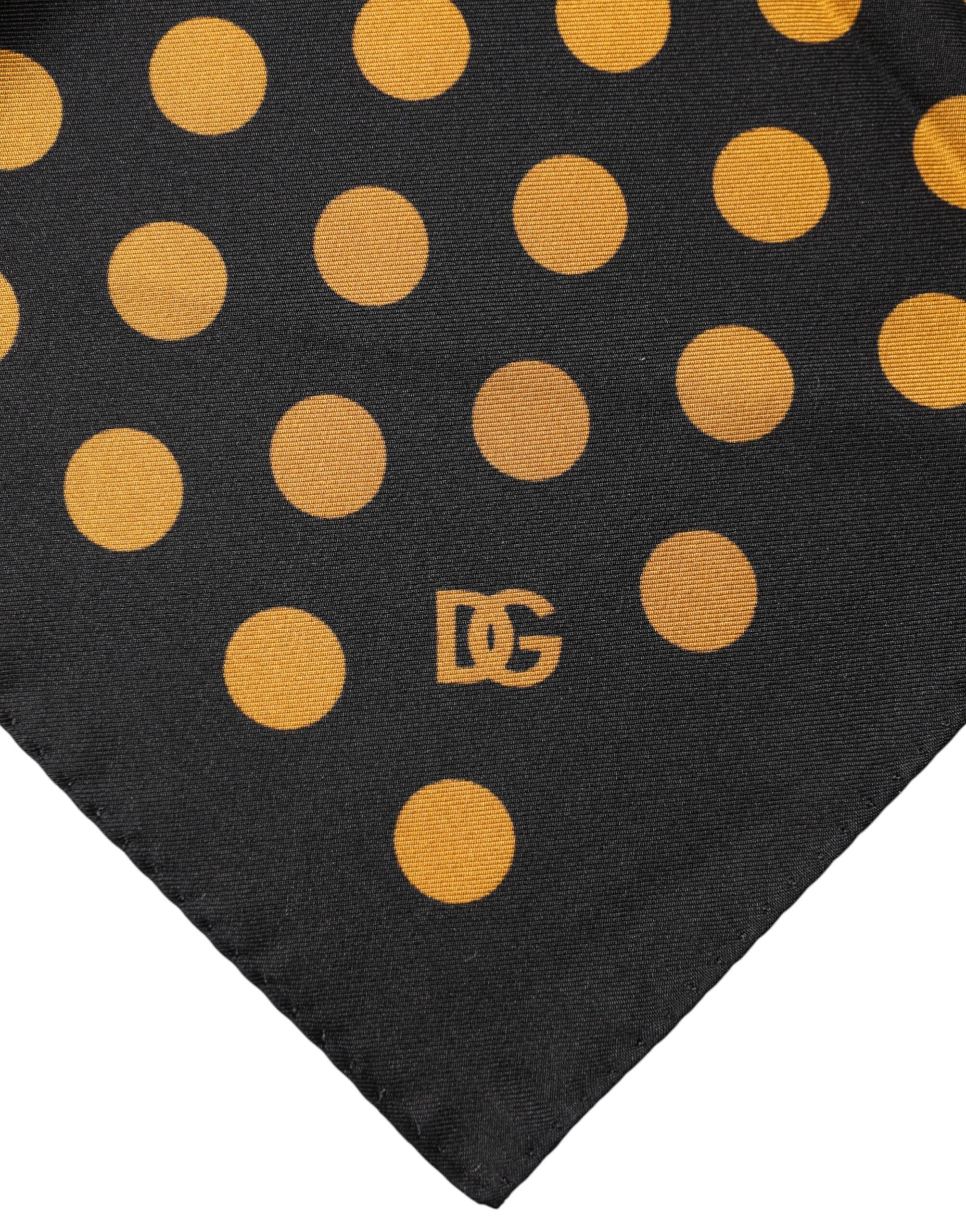 Polka Dot Square Handkerchief Men's Scarf - Dolce & Gabbana - Modalova