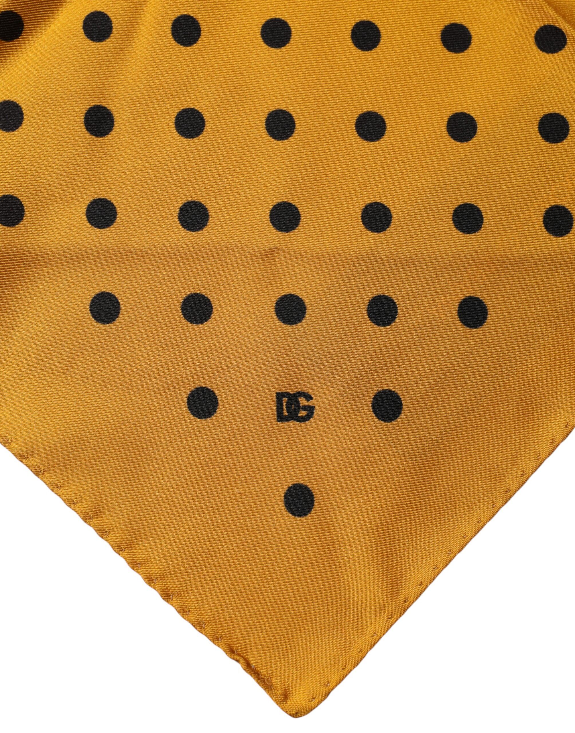 Polka Dot Square Handkerchief Men's Scarf - Dolce & Gabbana - Modalova