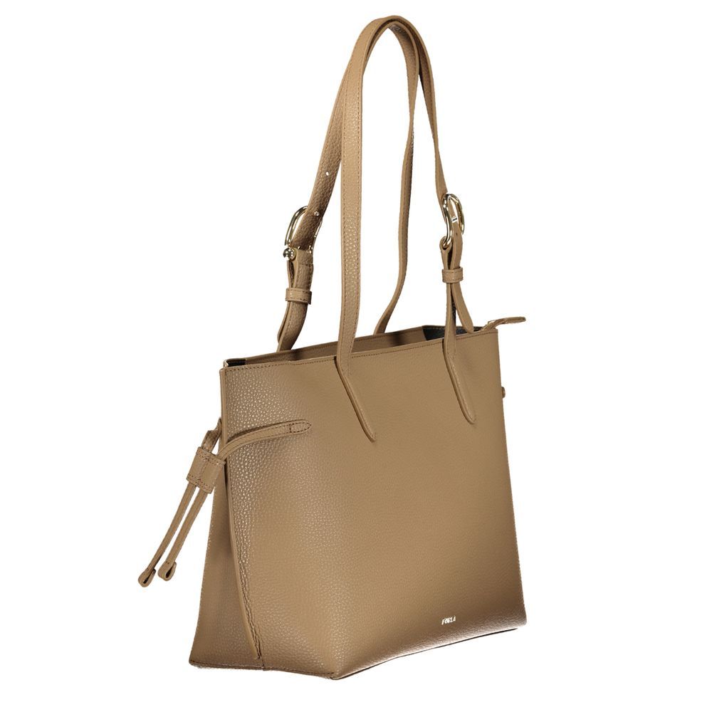 Marrone Leather Woman Women's Handbag - Furla - Modalova