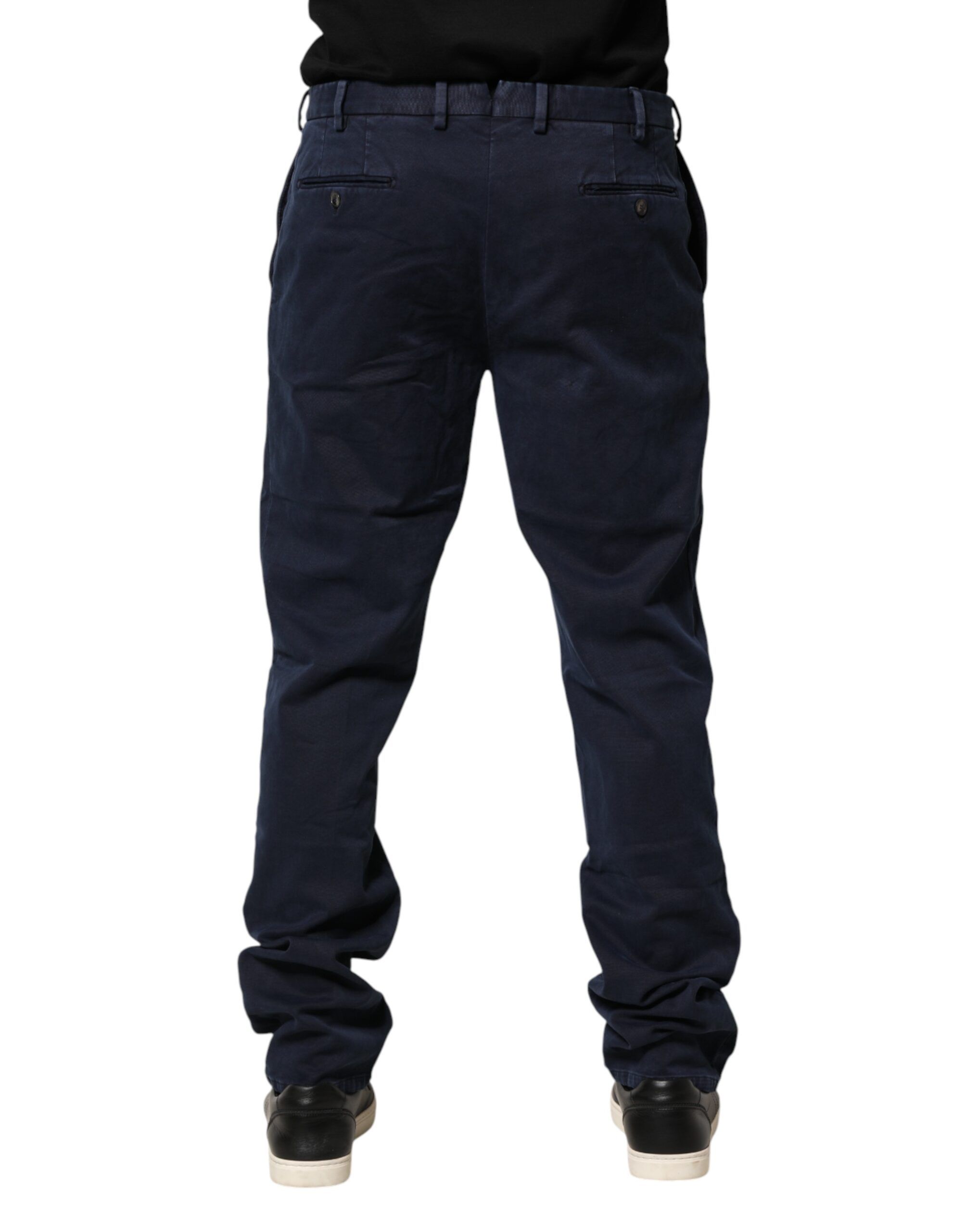 Dark Mid Waist Skinny Chino Trouser Men's Pants - Santaniello - Modalova