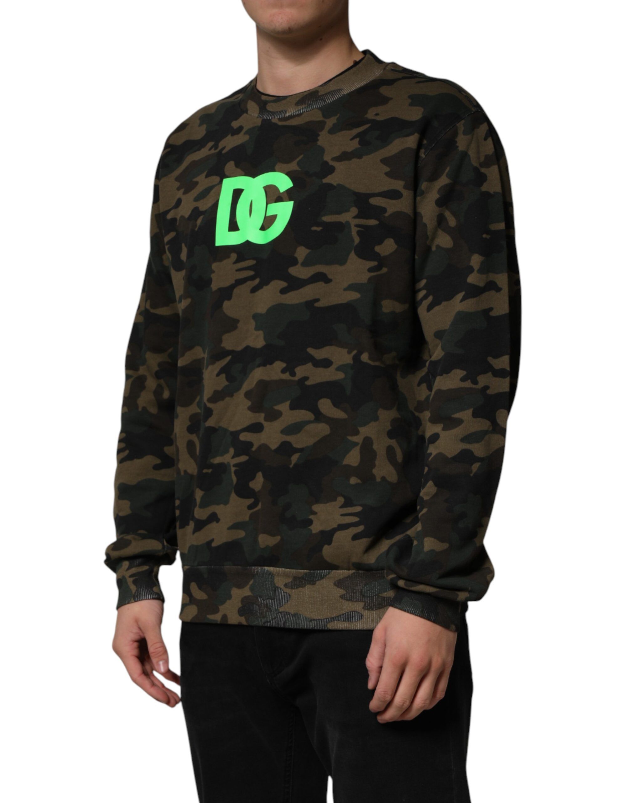 Camouflage Men Sweatshirt Men's Sweater - Dolce & Gabbana - Modalova