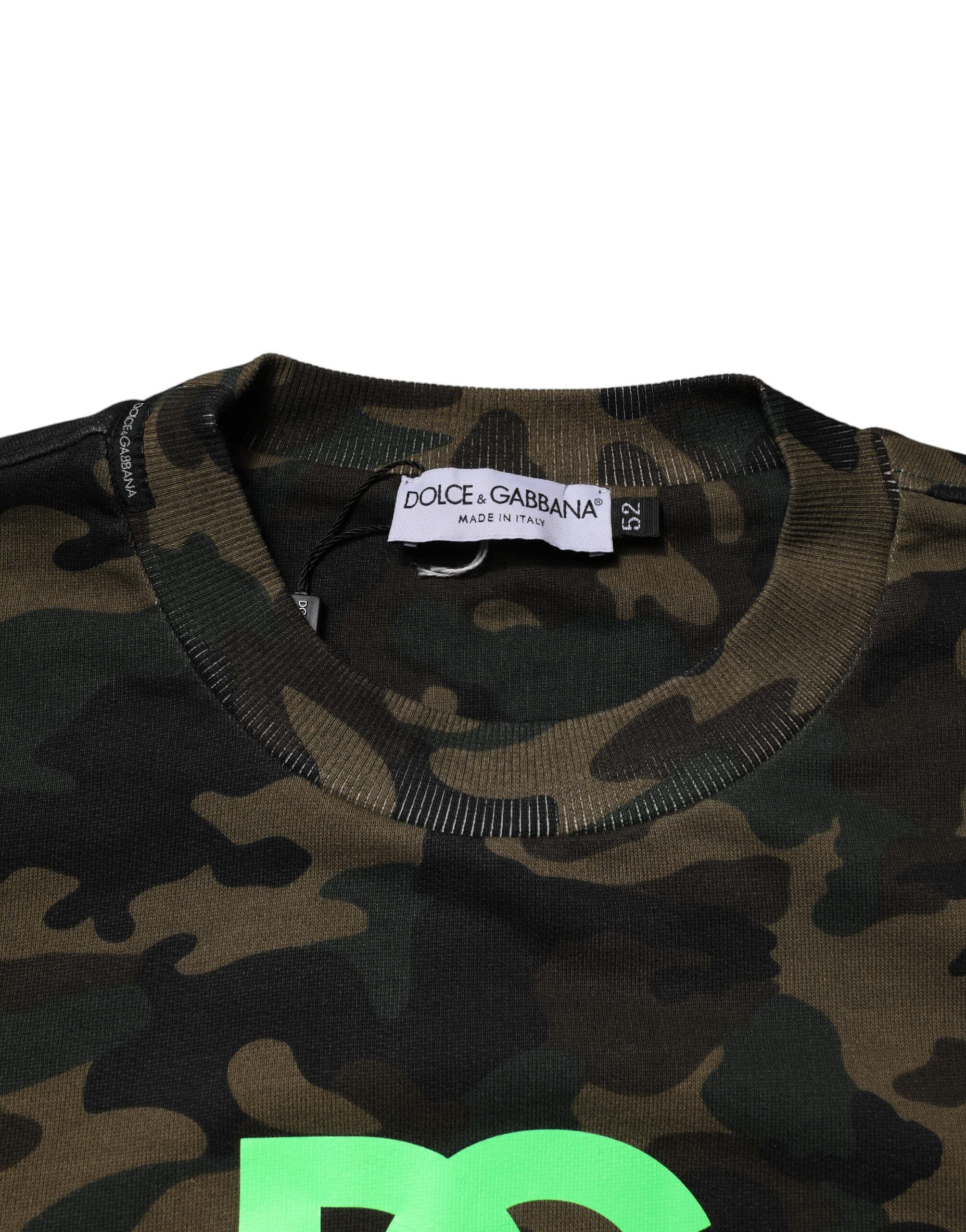 Camouflage Men Sweatshirt Men's Sweater - Dolce & Gabbana - Modalova