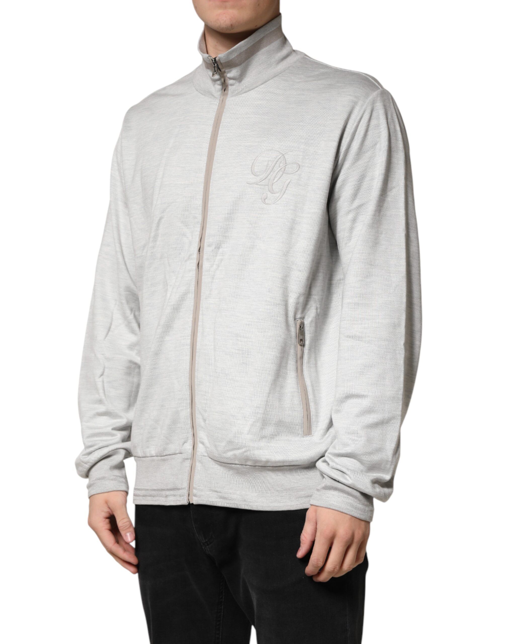 Light Cotton Zipped Cardigan Men's Sweater - Dolce & Gabbana - Modalova
