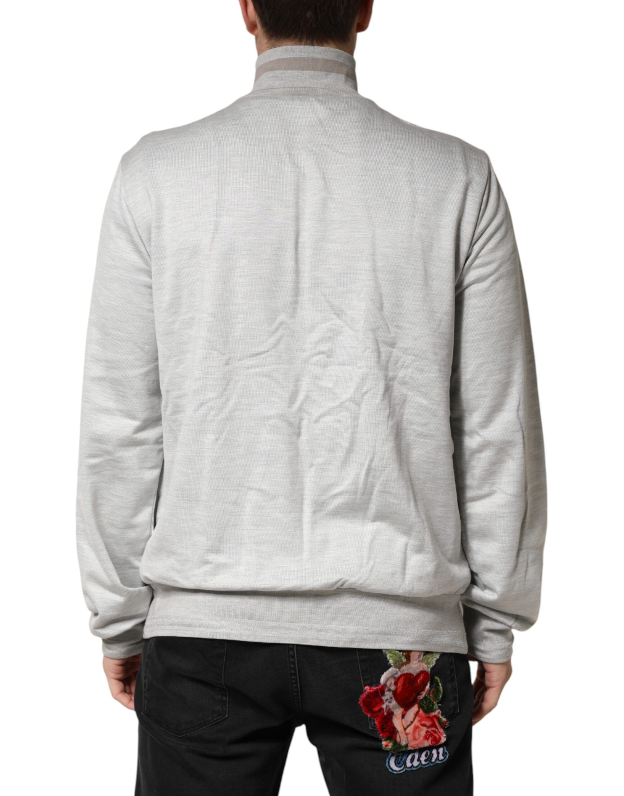 Light Cotton Zipped Cardigan Men's Sweater - Dolce & Gabbana - Modalova