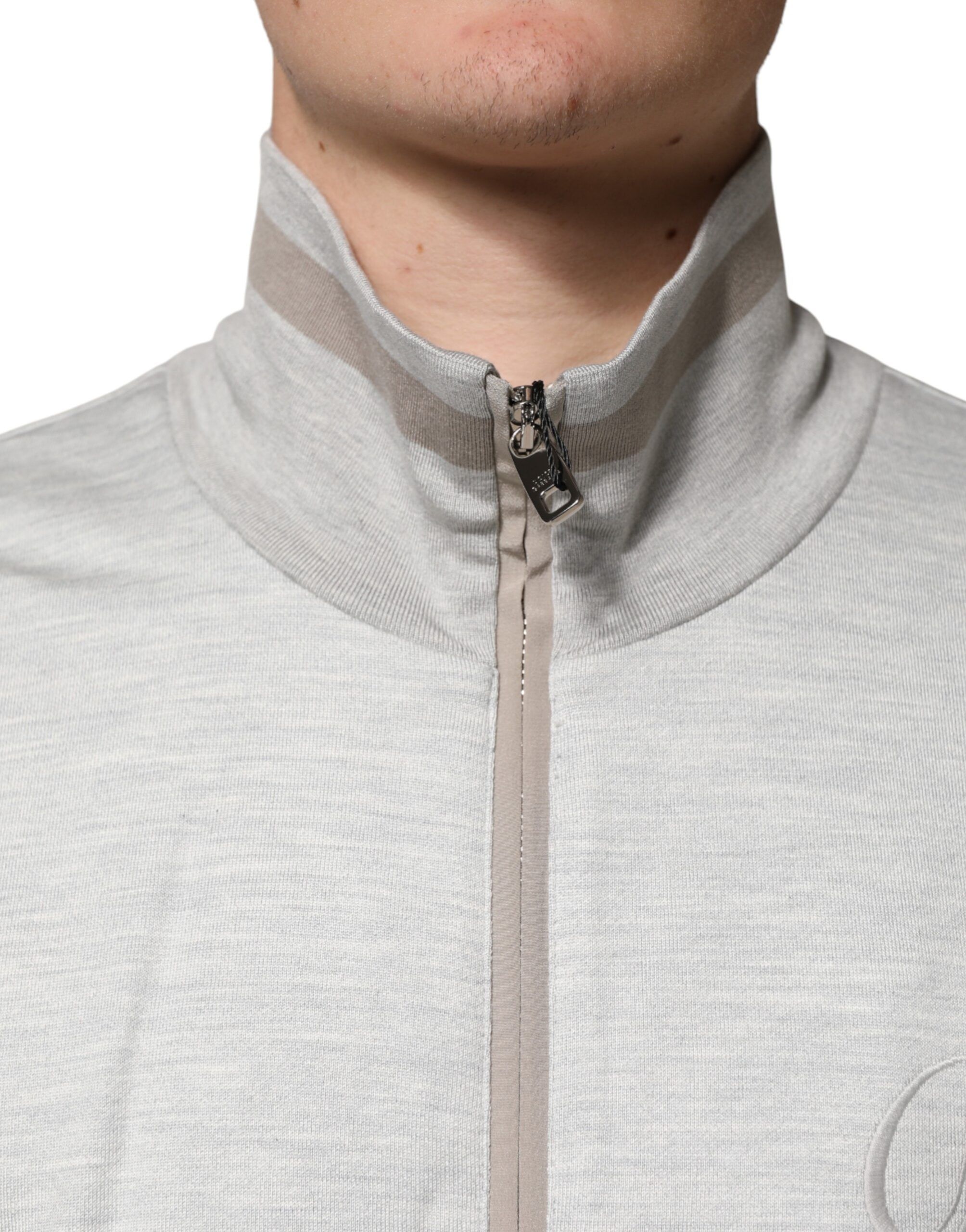 Light Cotton Zipped Cardigan Men's Sweater - Dolce & Gabbana - Modalova