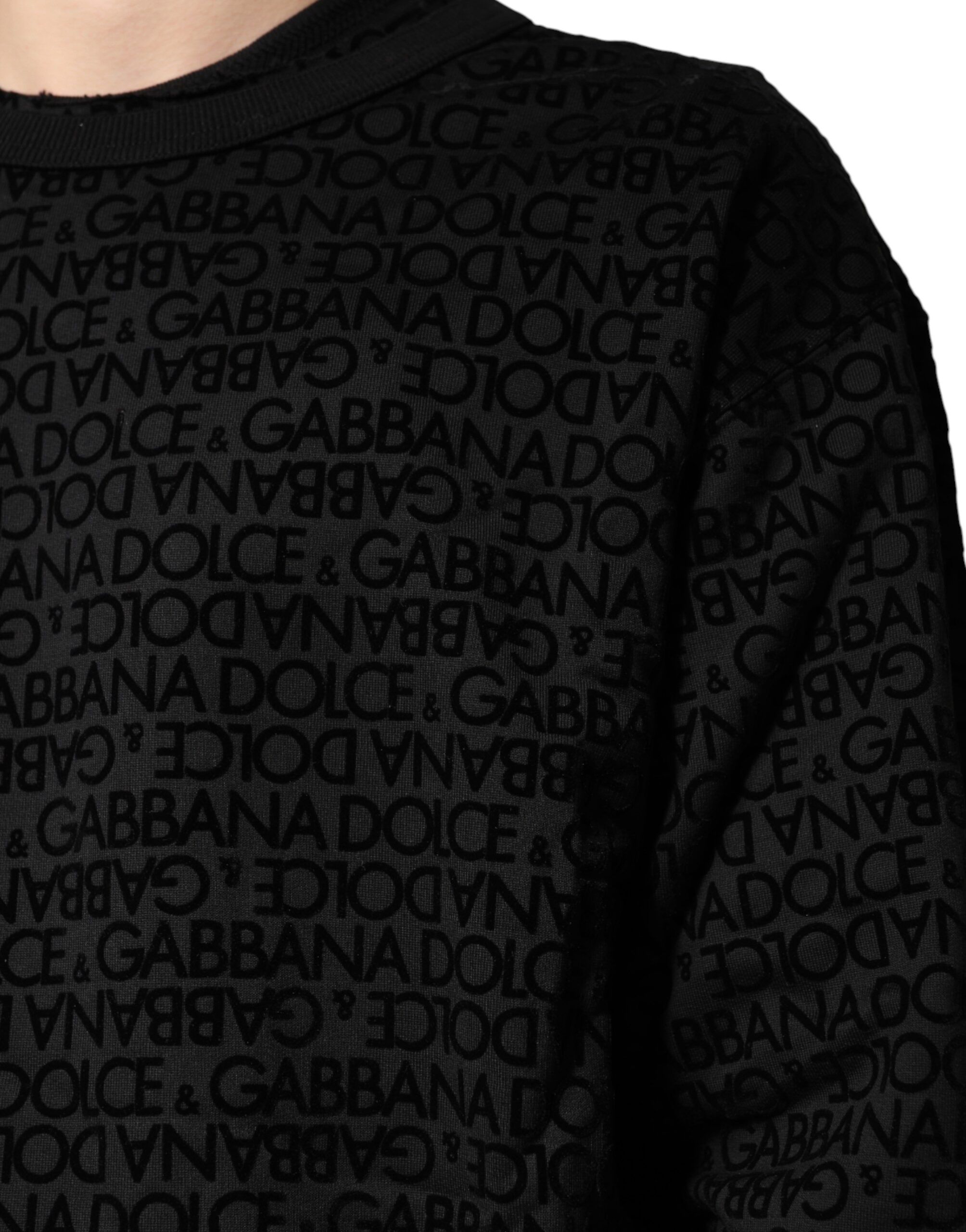 Monogram Crew Neck Sweatshirt Men's Sweater - Dolce & Gabbana - Modalova