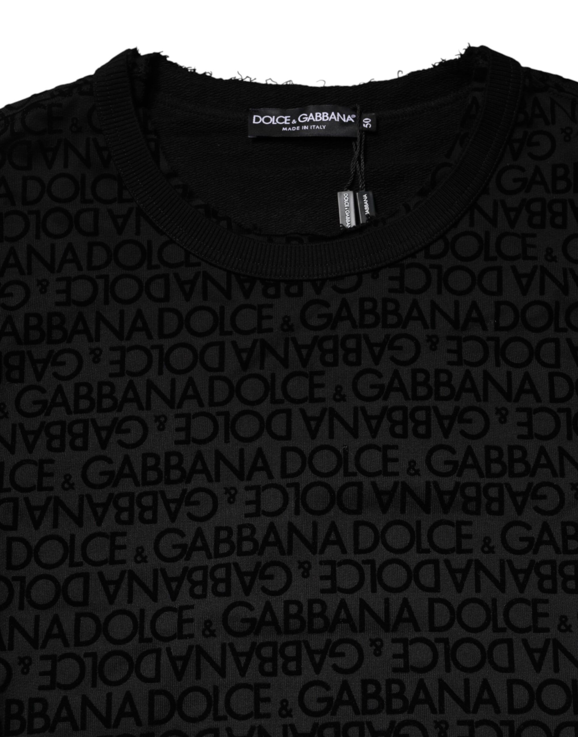 Monogram Crew Neck Sweatshirt Men's Sweater - Dolce & Gabbana - Modalova