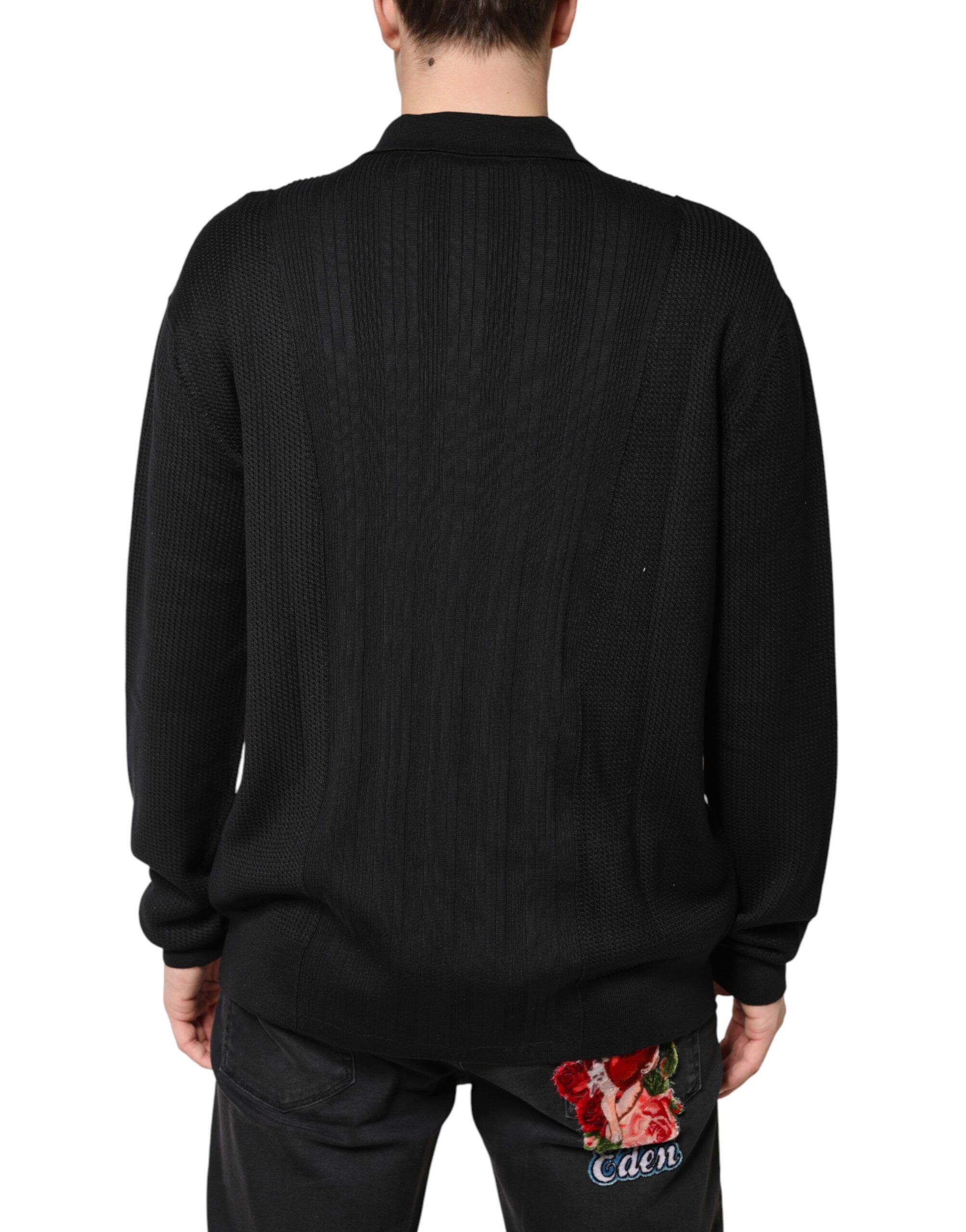 Crest Long Sleeve Men Pullover Men's Sweater - Dolce & Gabbana - Modalova