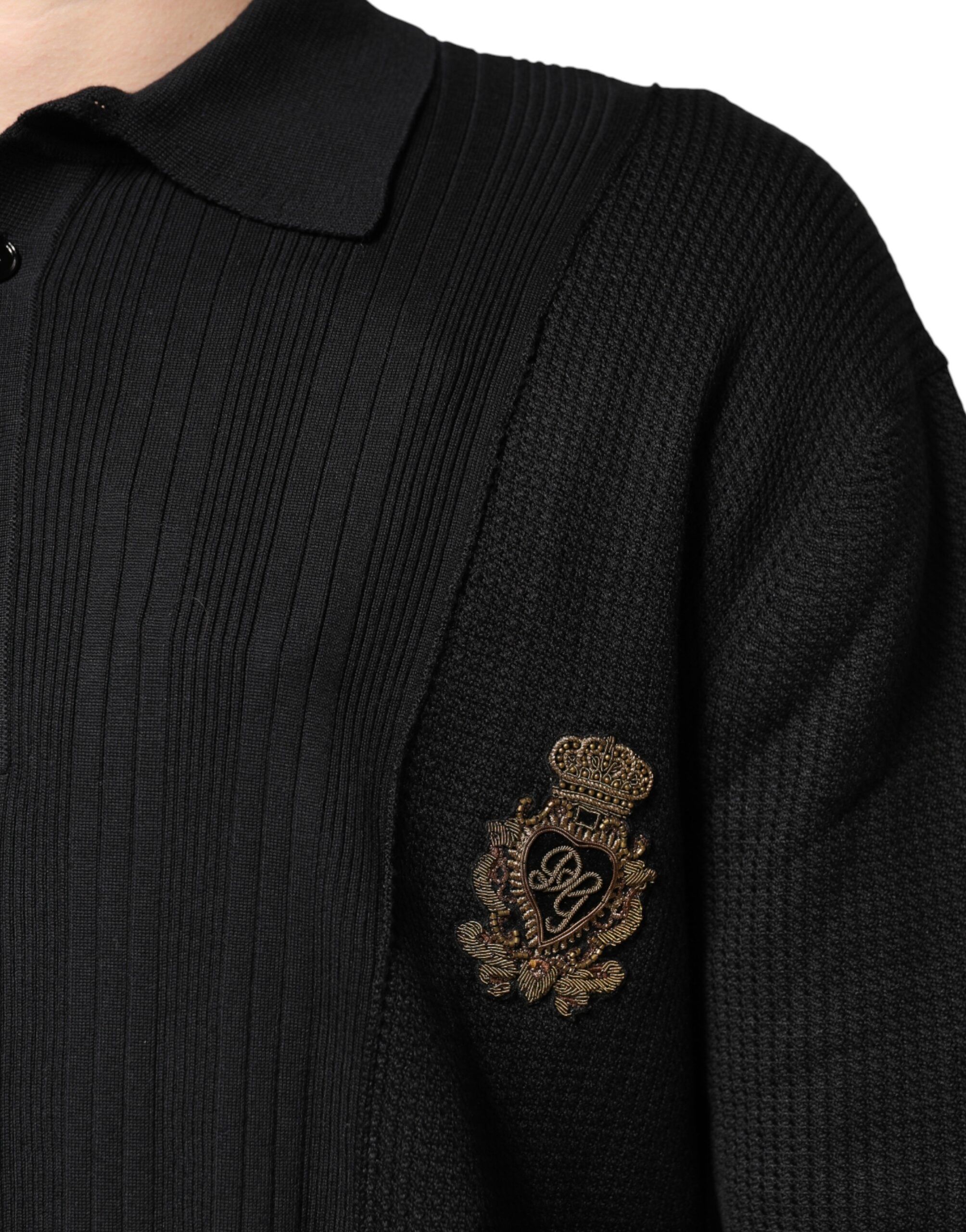 Crest Long Sleeve Men Pullover Men's Sweater - Dolce & Gabbana - Modalova