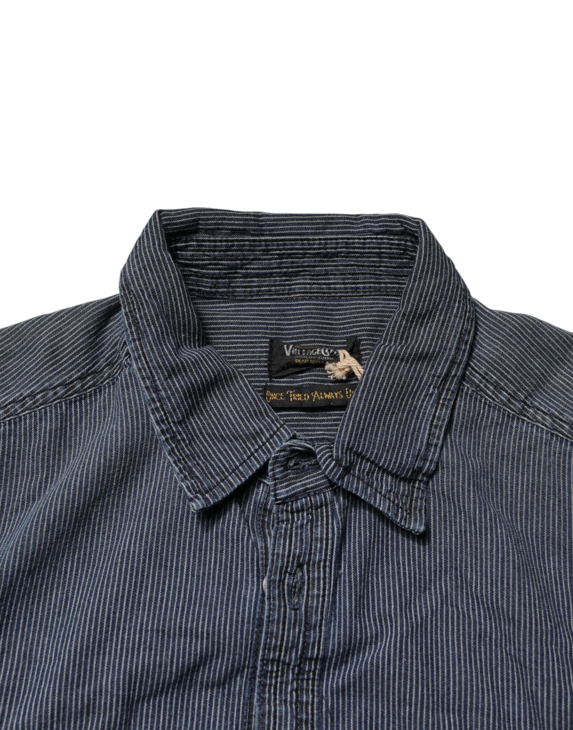 White Button Down Long Sleeves Men Denim Men's Shirt - Jack & Jones - Modalova