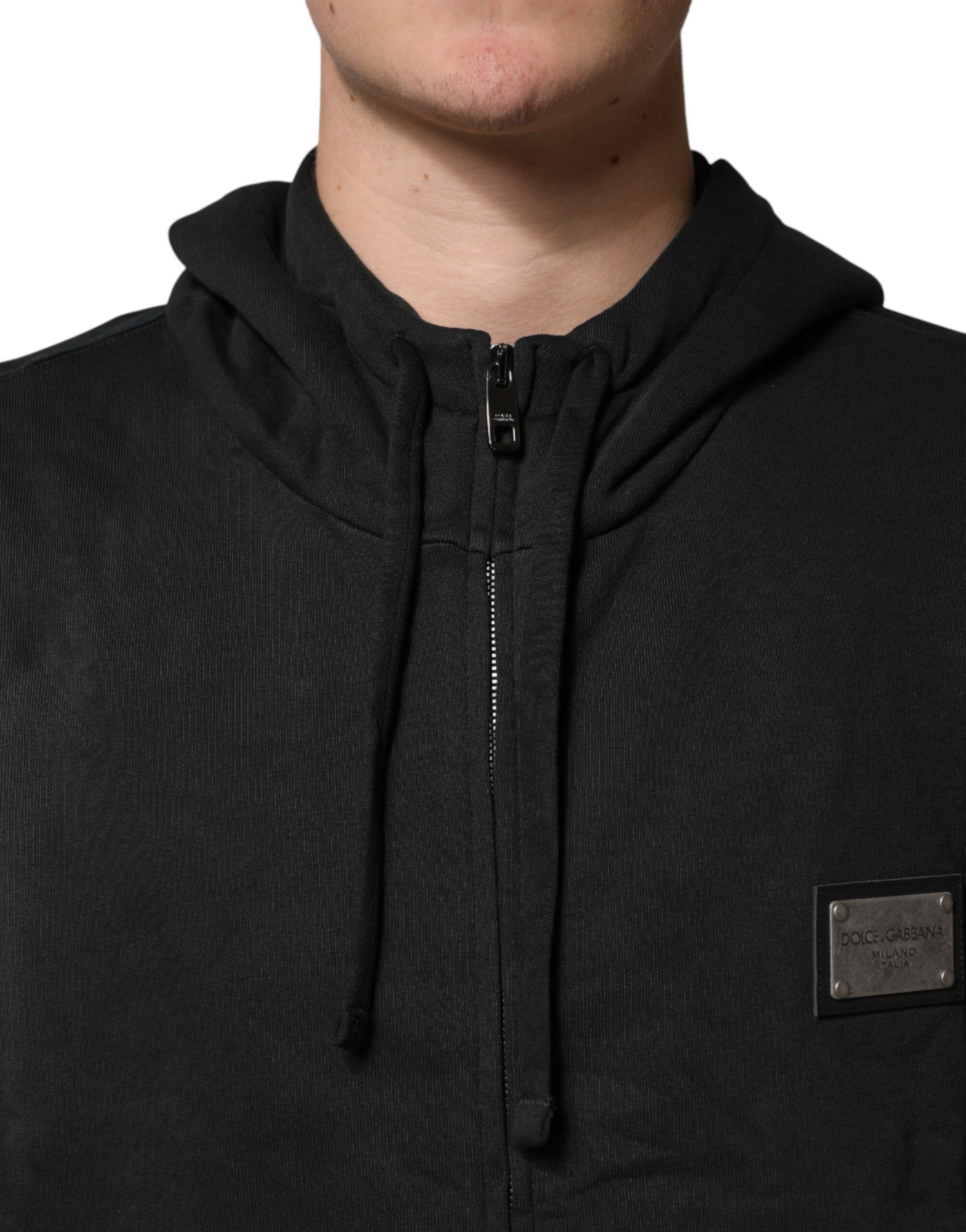Full Zip Hooded Men Sweatshirt Men's Sweater (Pre-Owned) - Dolce & Gabbana - Modalova