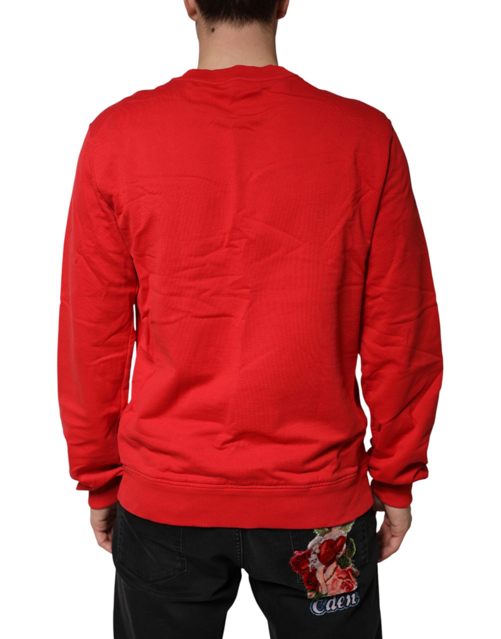 Logo Cotton Crew Neck Sweatshirt Men's Sweater (Pre-Owned) - Dolce & Gabbana - Modalova
