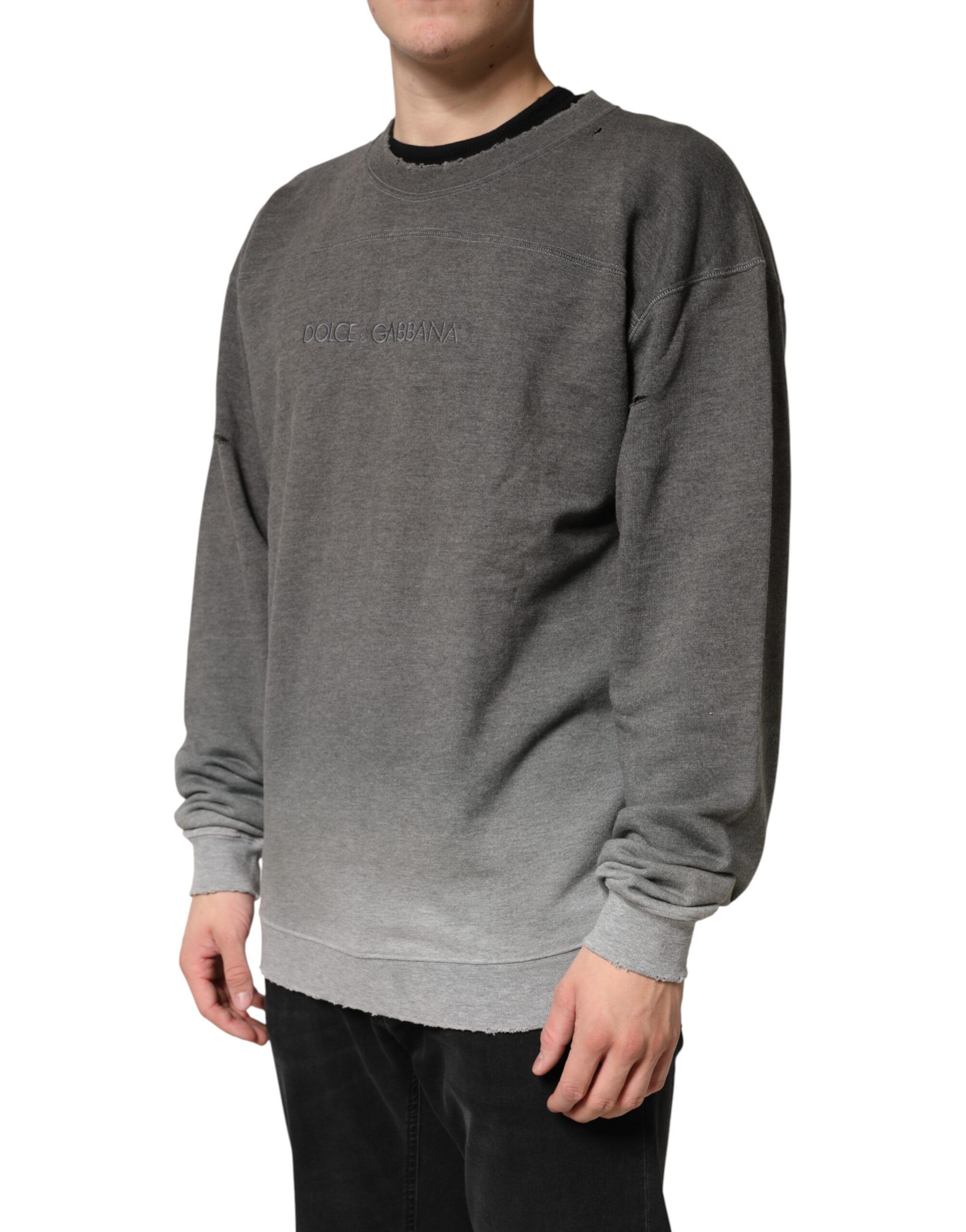 Cotton Crew Neck Men Sweatshirt Men's Sweater - Dolce & Gabbana - Modalova