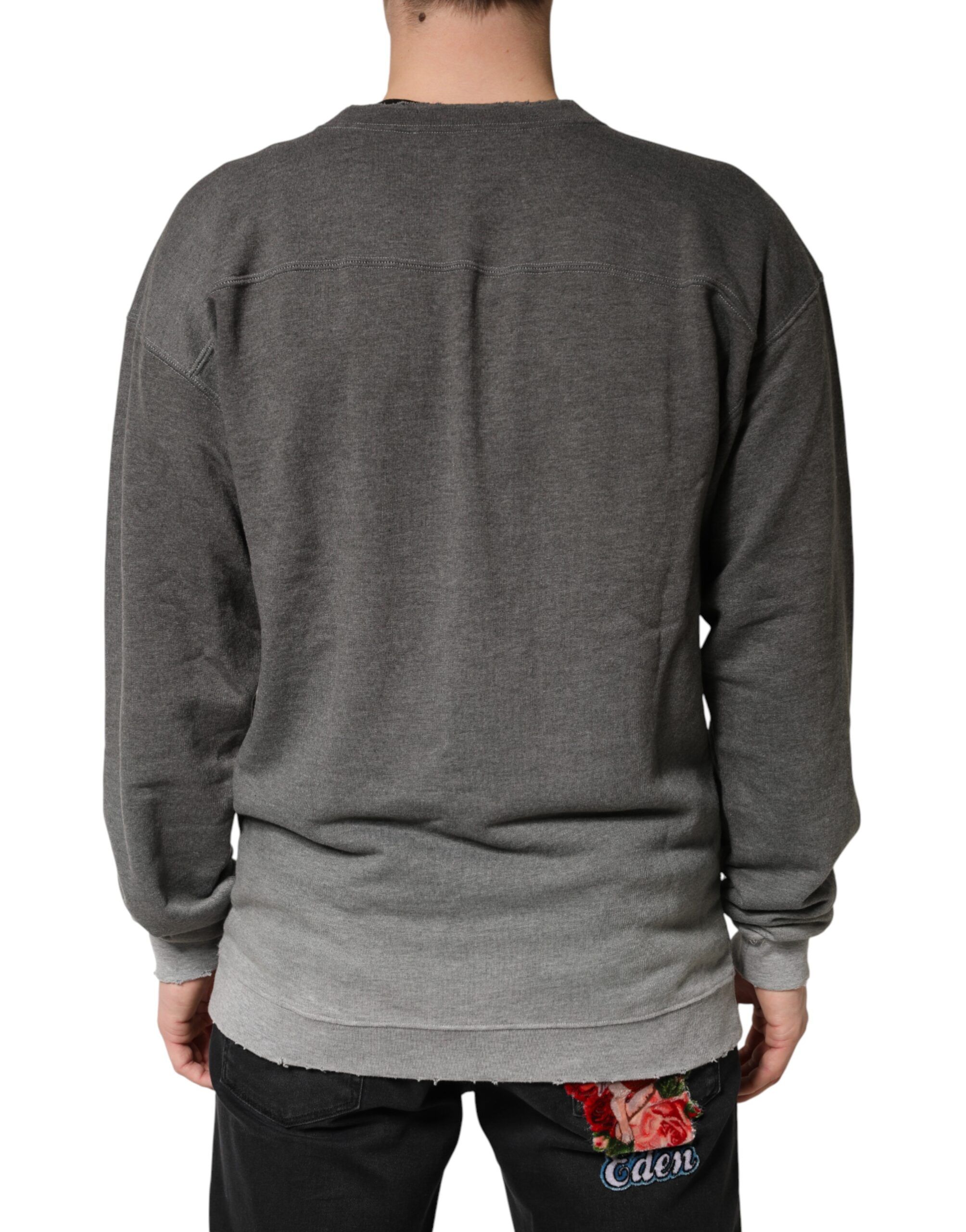 Cotton Crew Neck Men Sweatshirt Men's Sweater - Dolce & Gabbana - Modalova