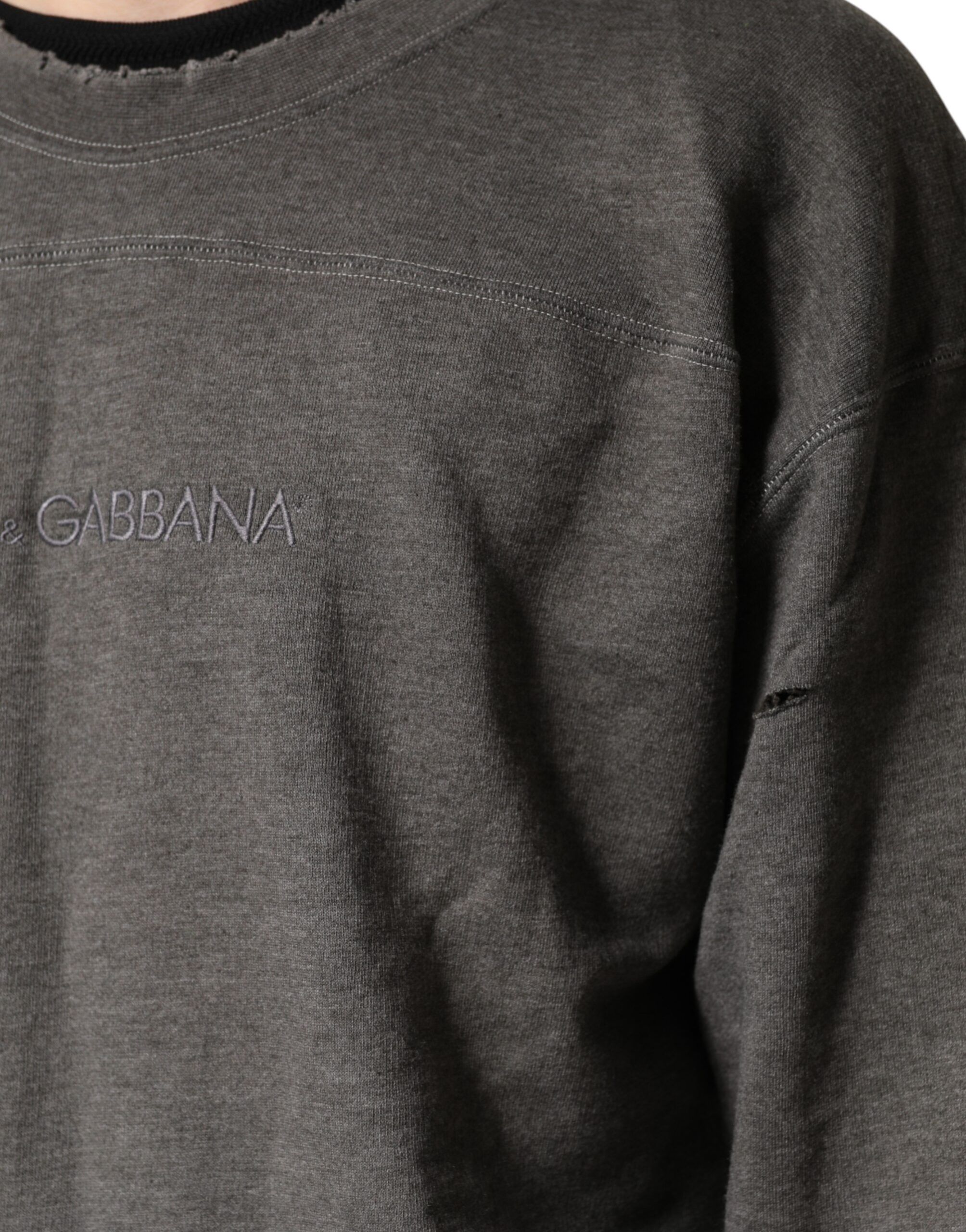 Cotton Crew Neck Men Sweatshirt Men's Sweater - Dolce & Gabbana - Modalova