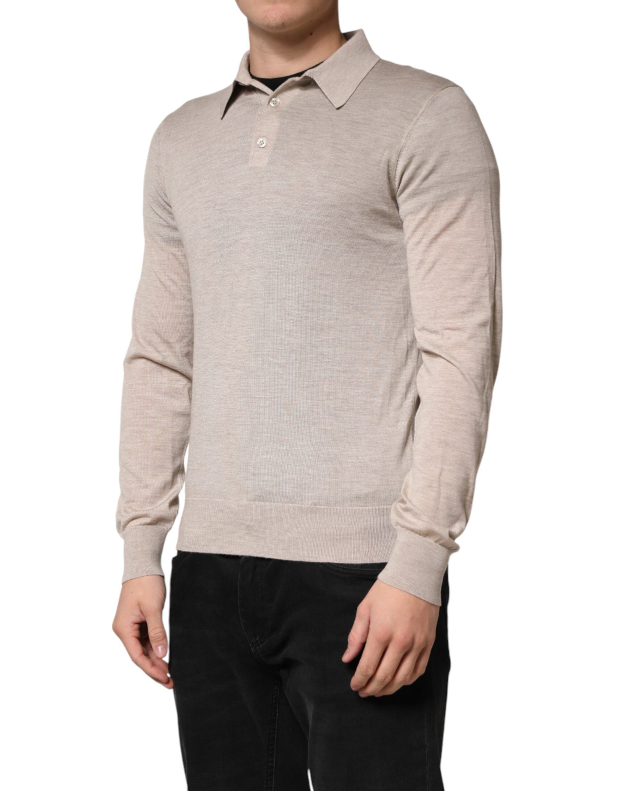 Cashmere Collared PoloPullover Men's Sweater (Pre-Owned) - Dolce & Gabbana - Modalova