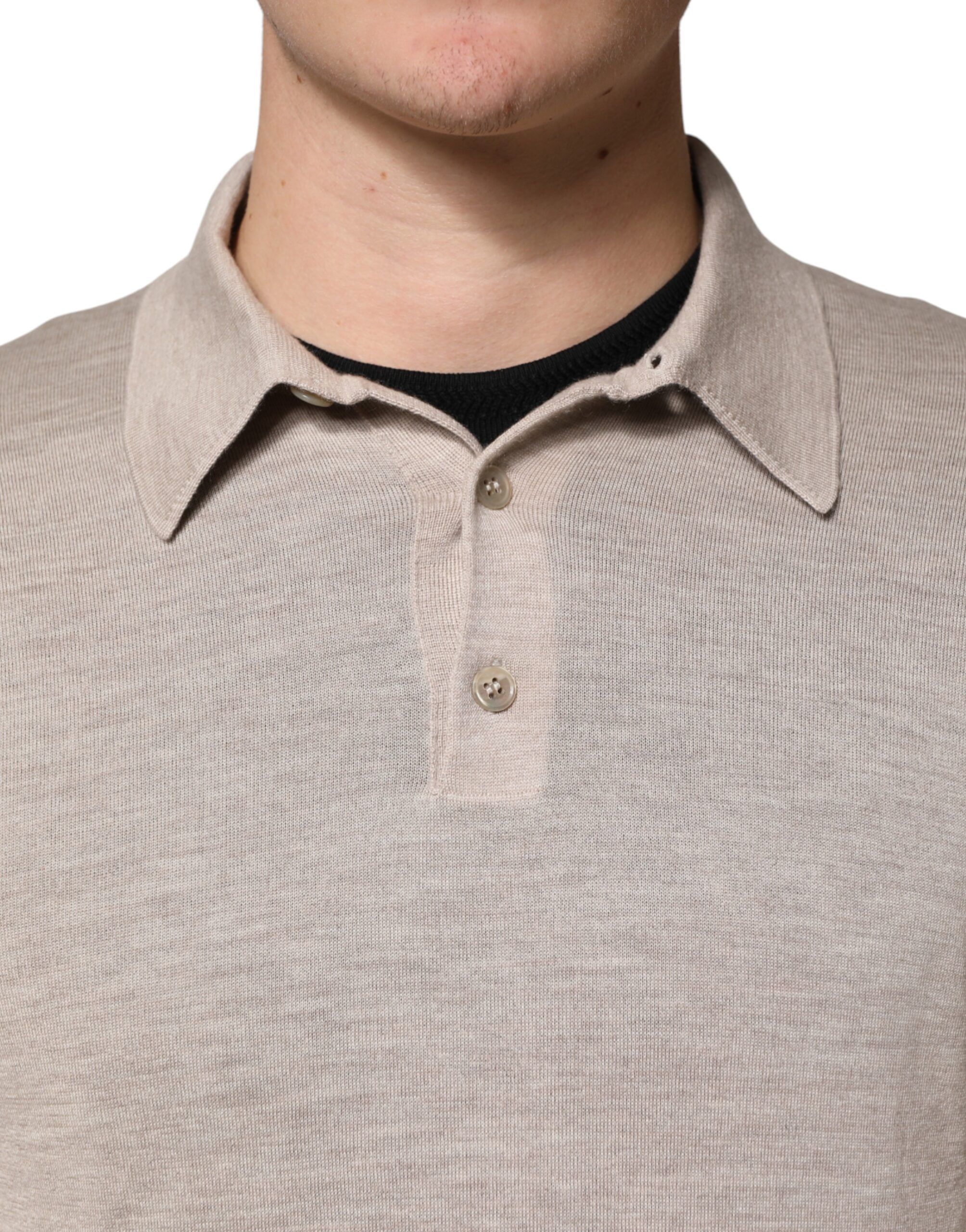 Cashmere Collared PoloPullover Men's Sweater (Pre-Owned) - Dolce & Gabbana - Modalova