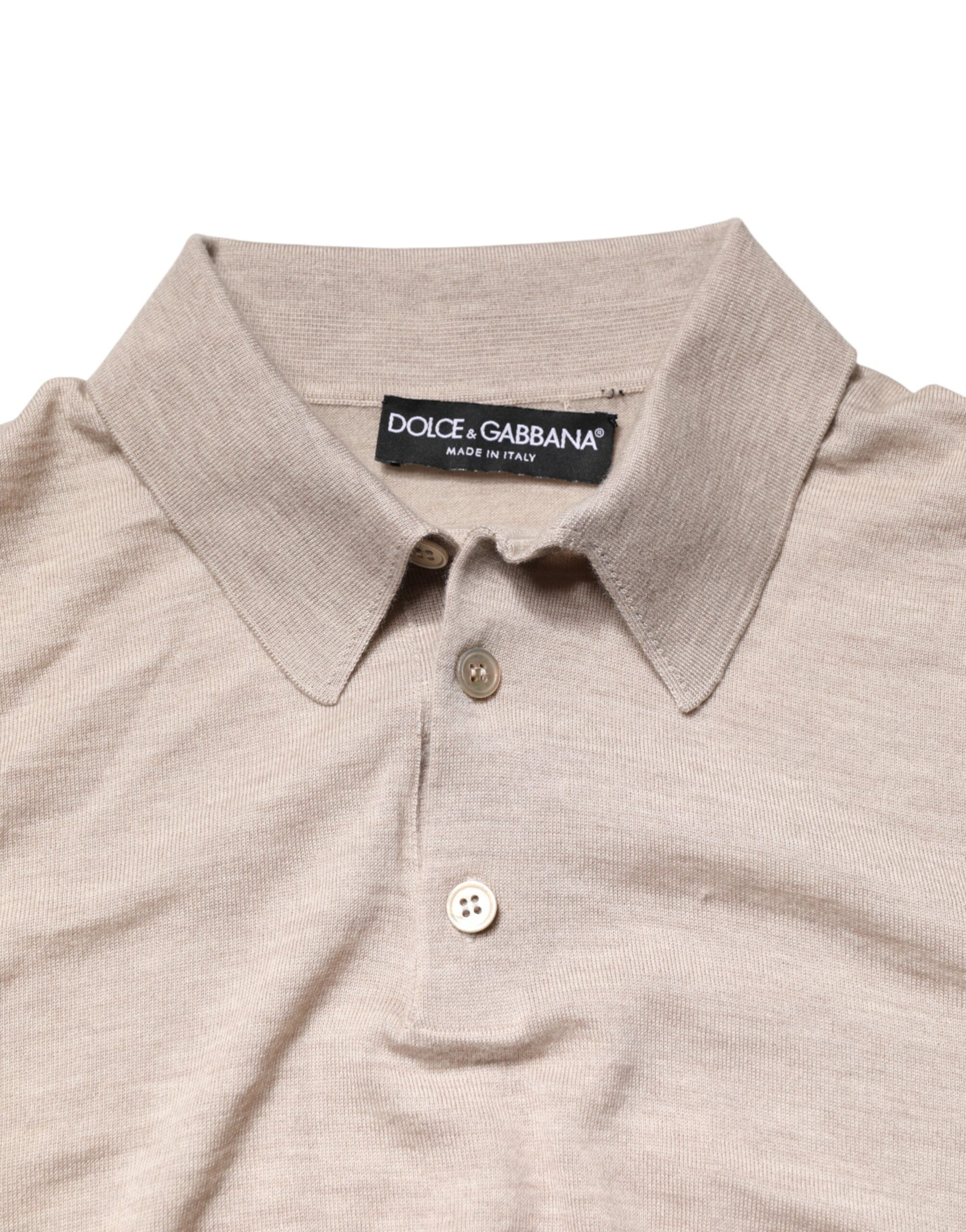 Cashmere Collared PoloPullover Men's Sweater (Pre-Owned) - Dolce & Gabbana - Modalova