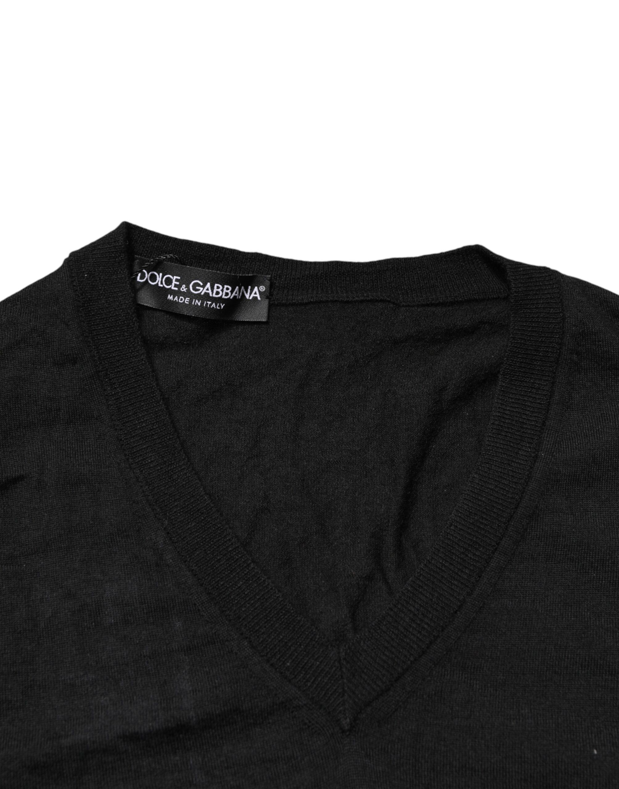 Cashmere V-Neck Men Pullover Men's Sweater (Pre-Owned) - Dolce & Gabbana - Modalova