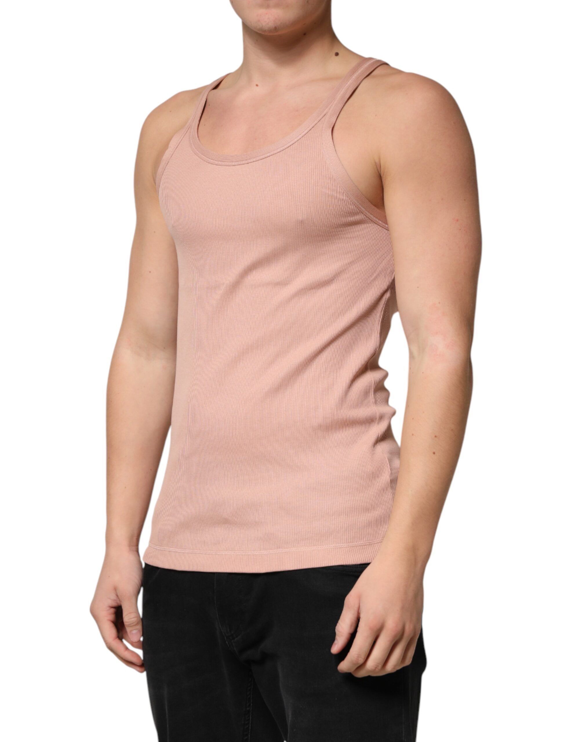 Sleeveless Round Neck Tank Top Men's T-shirt - Dolce & Gabbana - Modalova