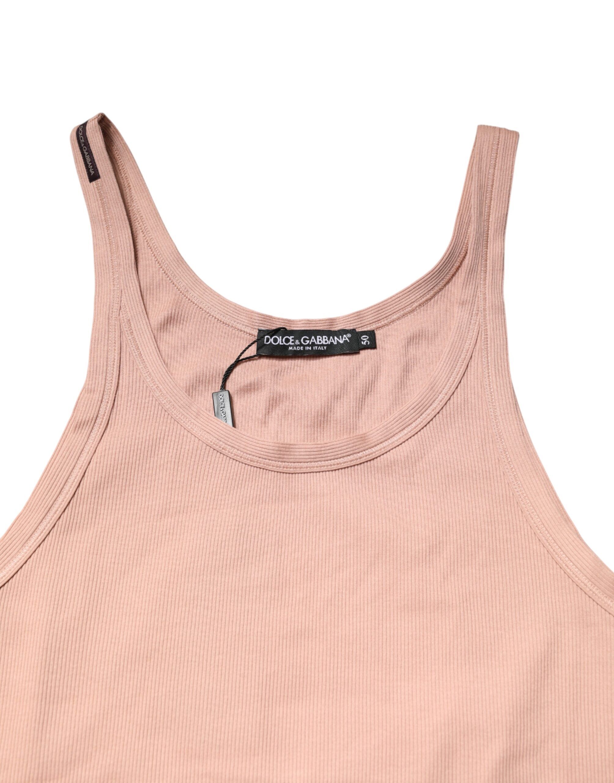 Sleeveless Round Neck Tank Top Men's T-shirt - Dolce & Gabbana - Modalova