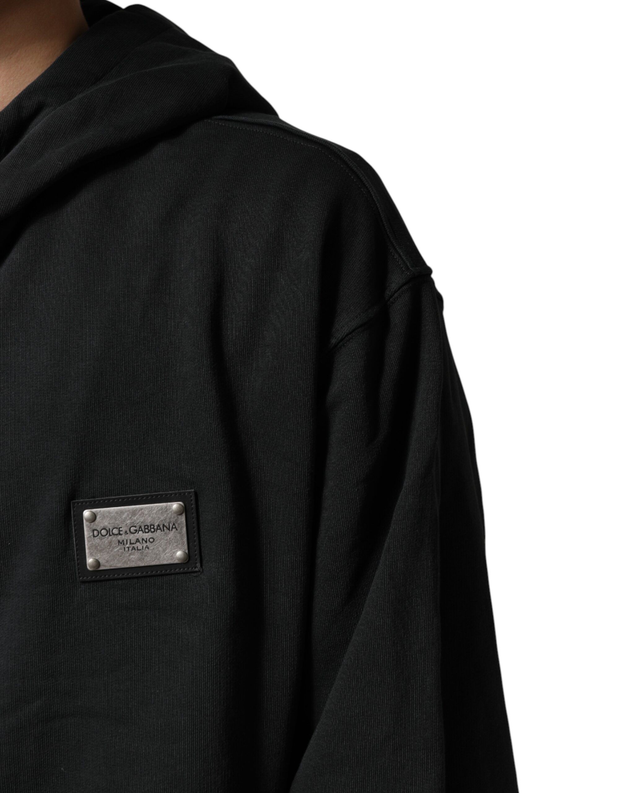 Logo Zipped Hooded Sweatshirt Men's Sweater (Pre-Owned) - Dolce & Gabbana - Modalova