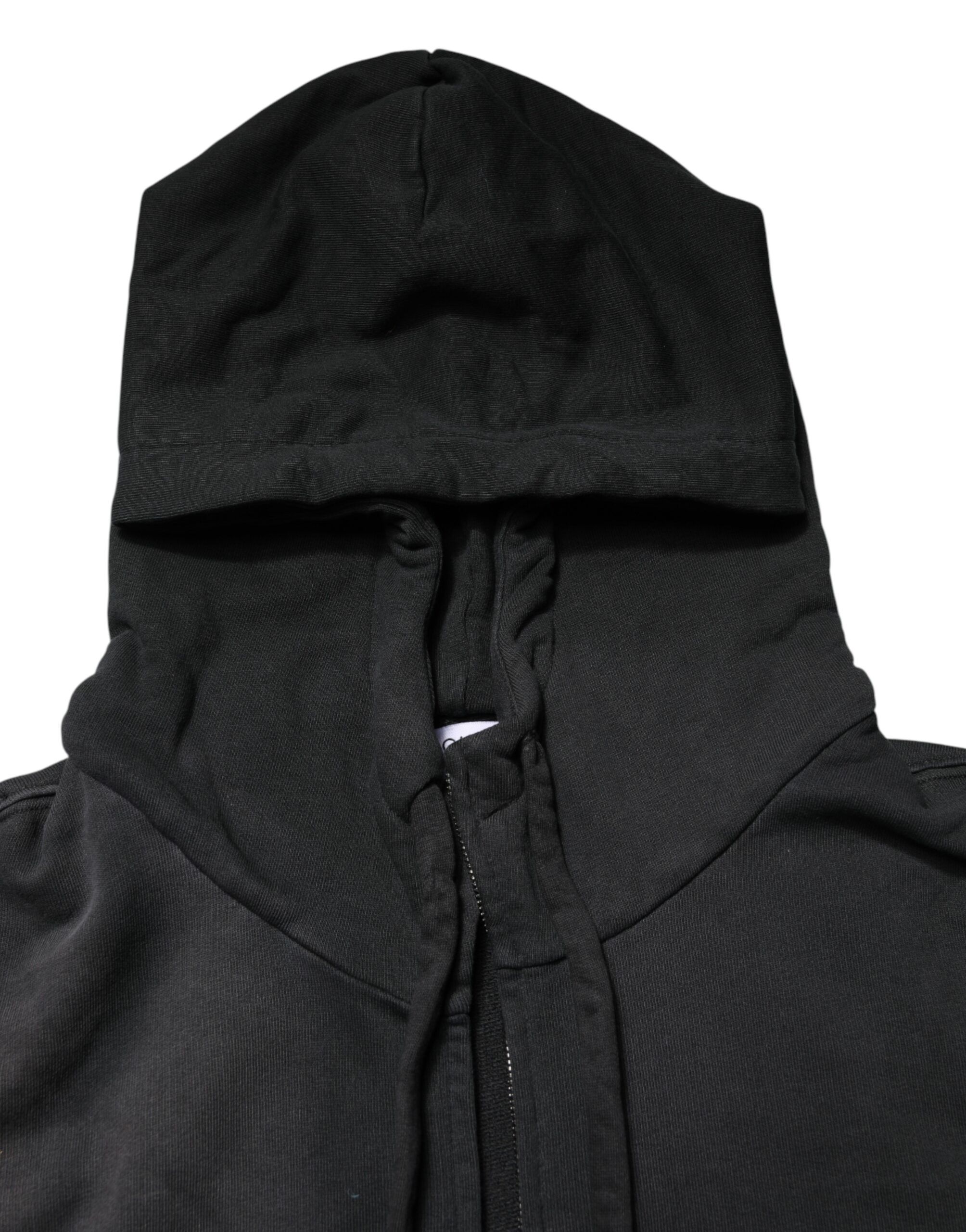 Logo Zipped Hooded Sweatshirt Men's Sweater (Pre-Owned) - Dolce & Gabbana - Modalova