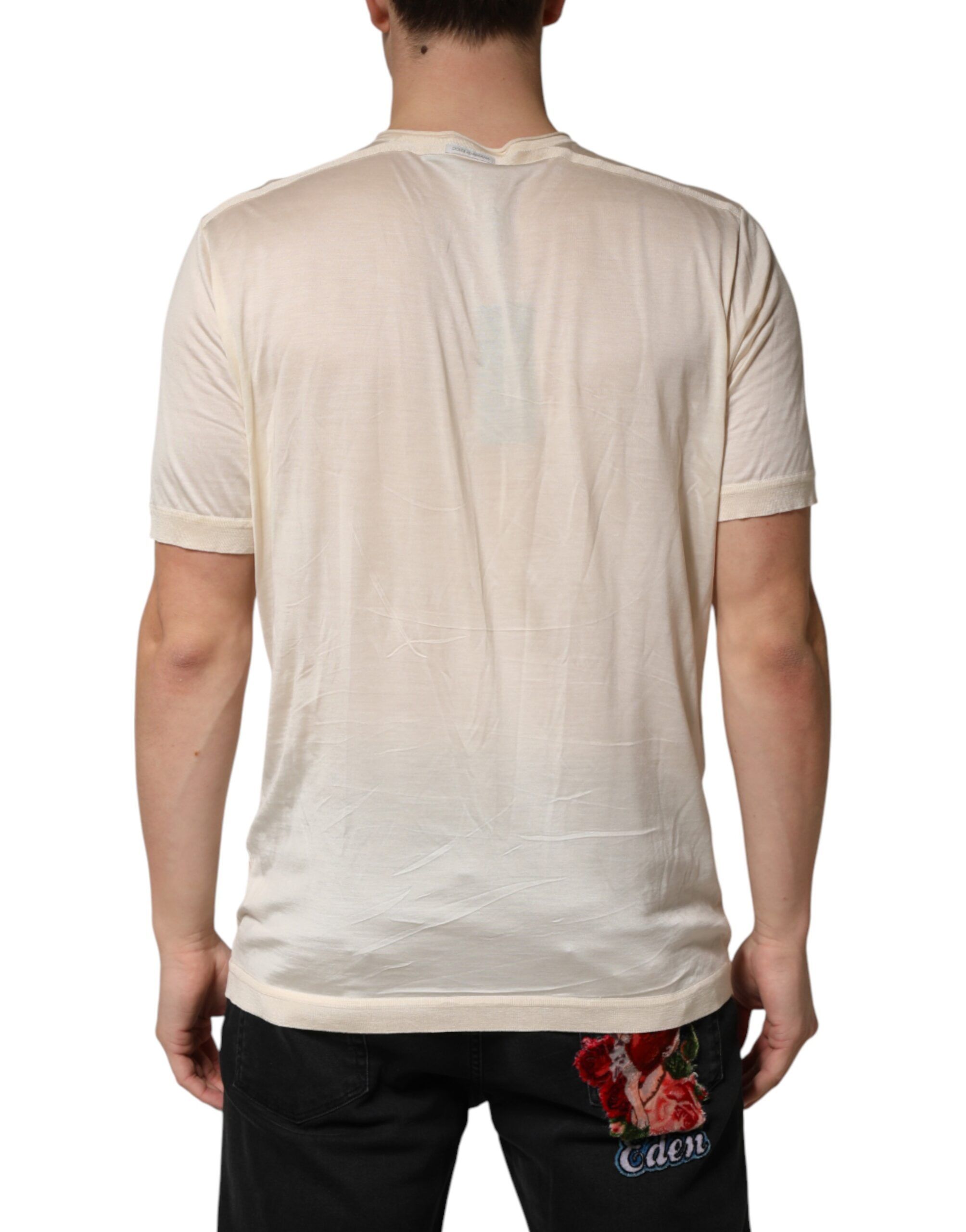 Cotton Blend Men Henley Men's T-shirt (Pre-Owned) - Dolce & Gabbana - Modalova