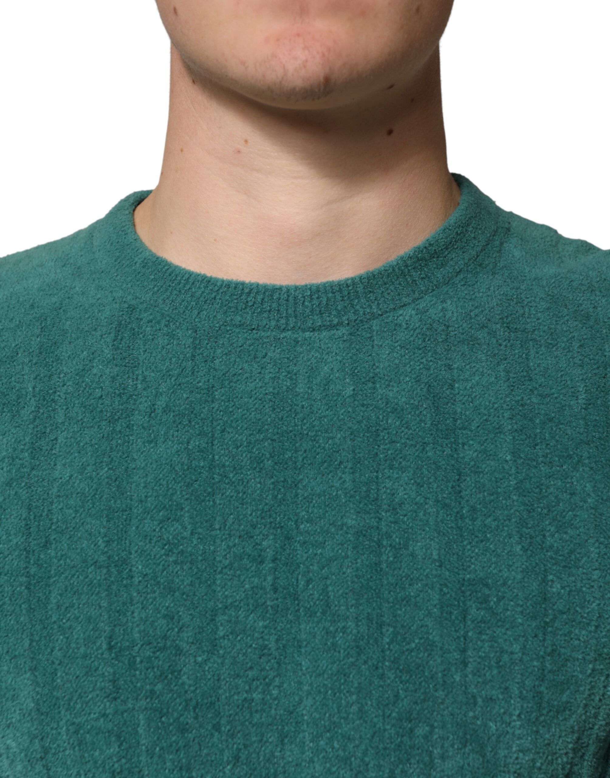 Cotton Blend Men Crew Neck Men's T-shirt - Dolce & Gabbana - Modalova