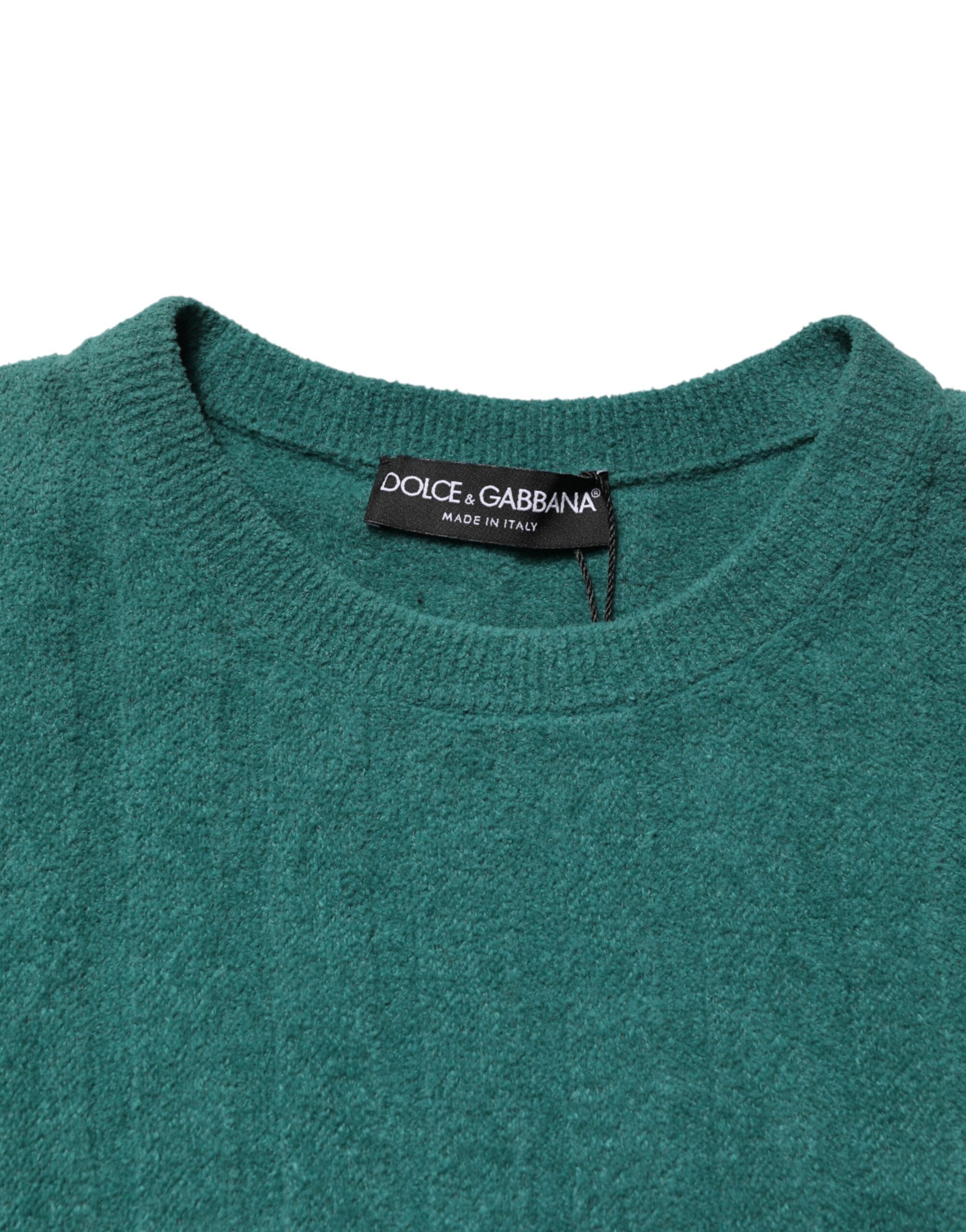 Cotton Blend Men Crew Neck Men's T-shirt - Dolce & Gabbana - Modalova