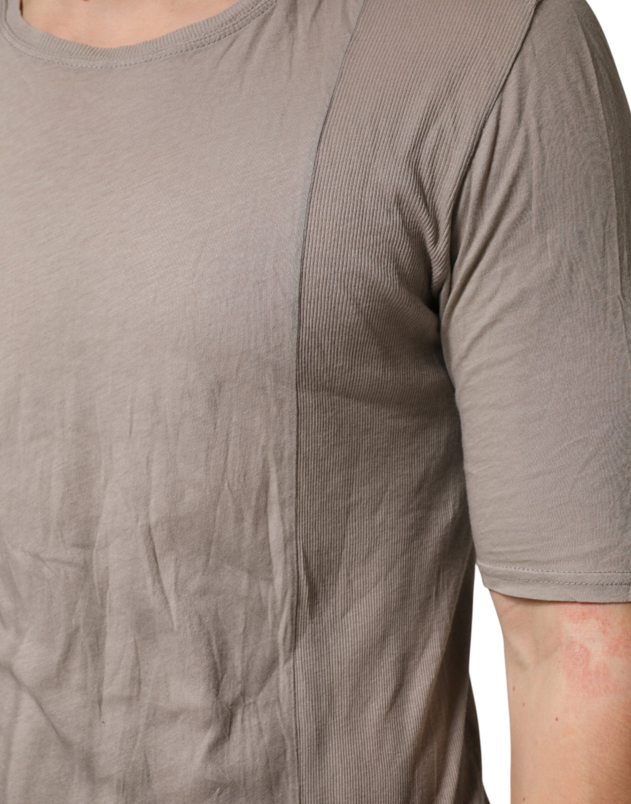 Two Tone Cotton Round Neck Short Sleeves Men's T-shirt (Pre-Owned) - Laneus - Modalova