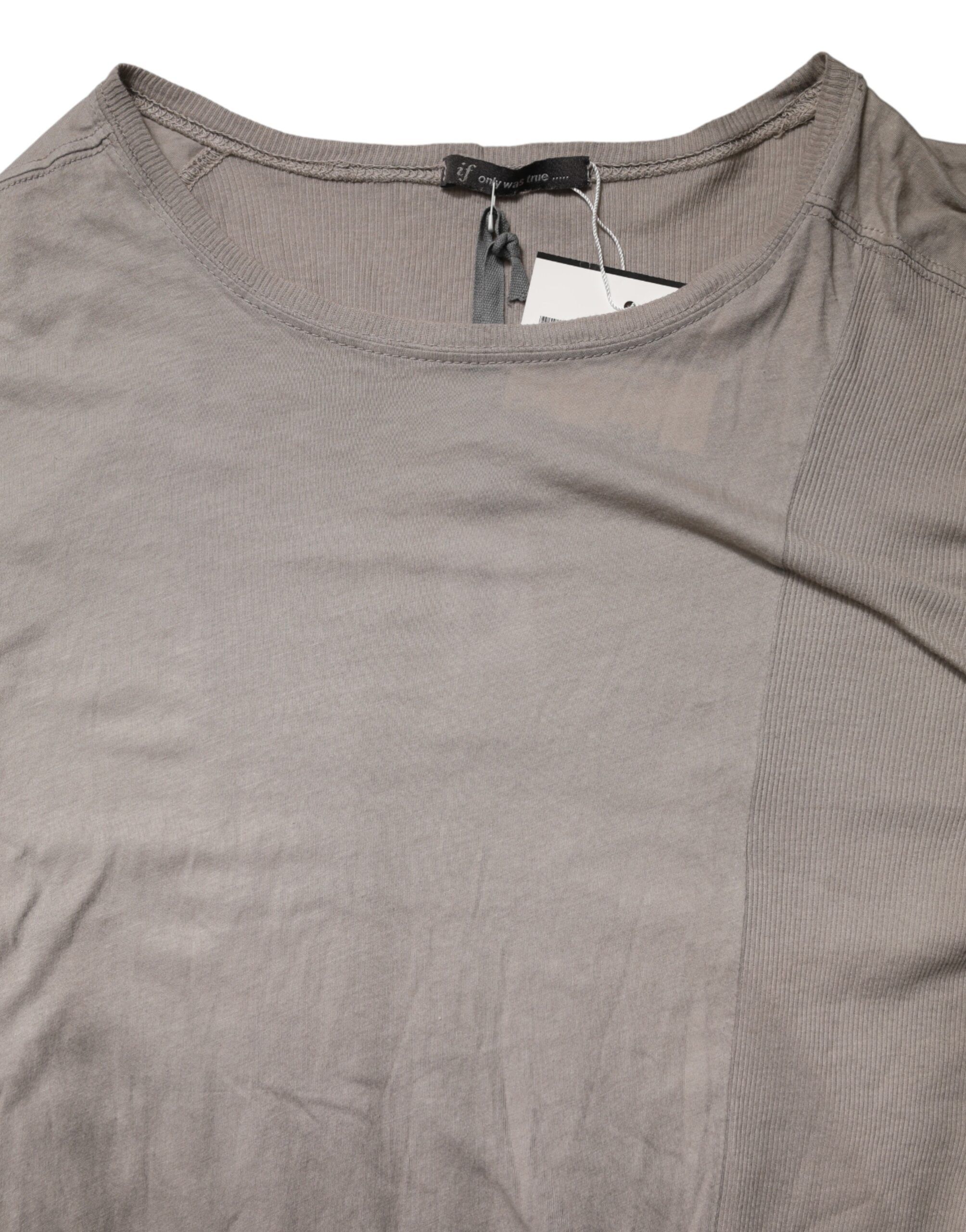 Two Tone Cotton Round Neck Short Sleeves Men's T-shirt (Pre-Owned) - Laneus - Modalova