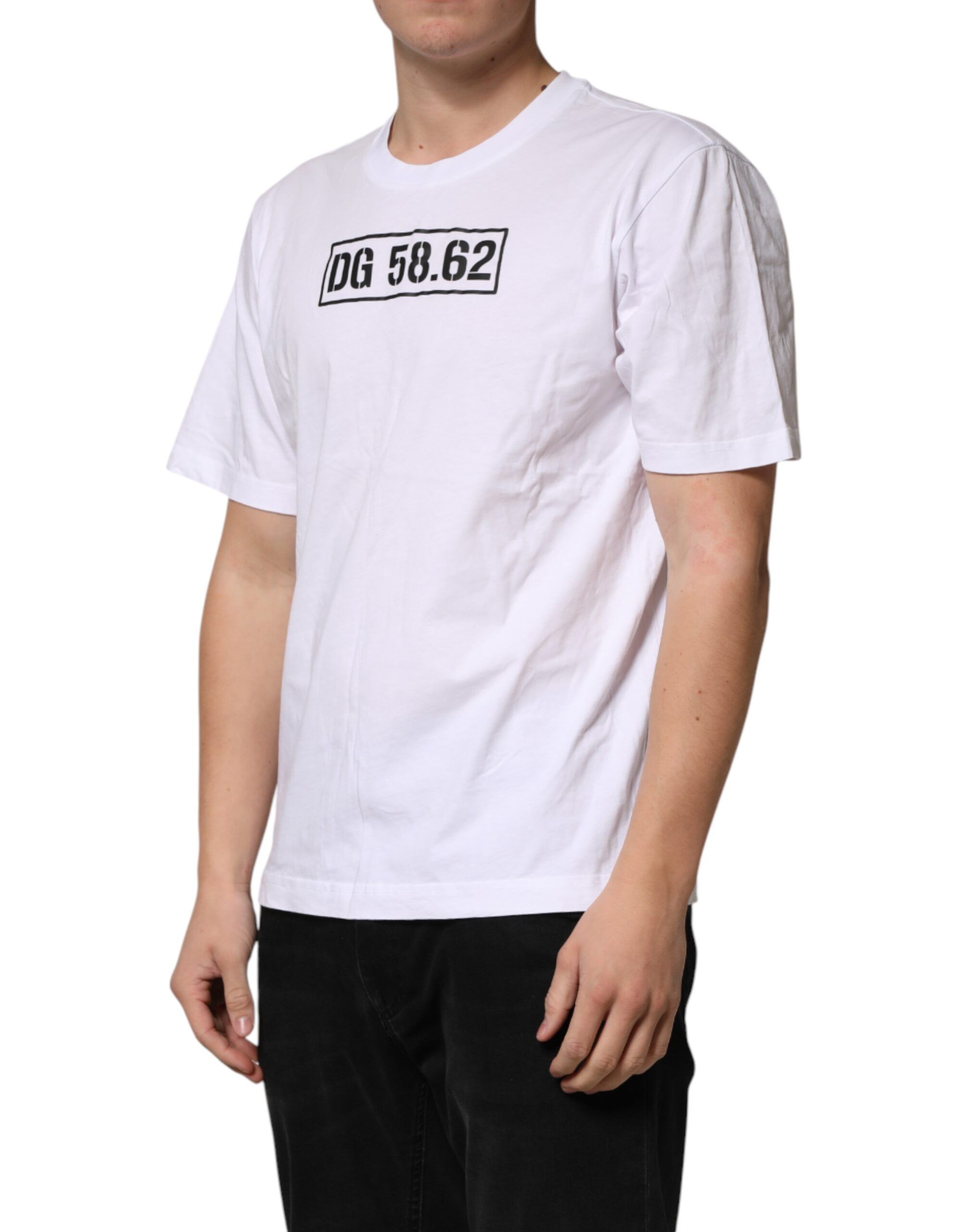 Graphic Cotton Men Crew Neck Men's T-shirt (Pre-Owned) - Dolce & Gabbana - Modalova