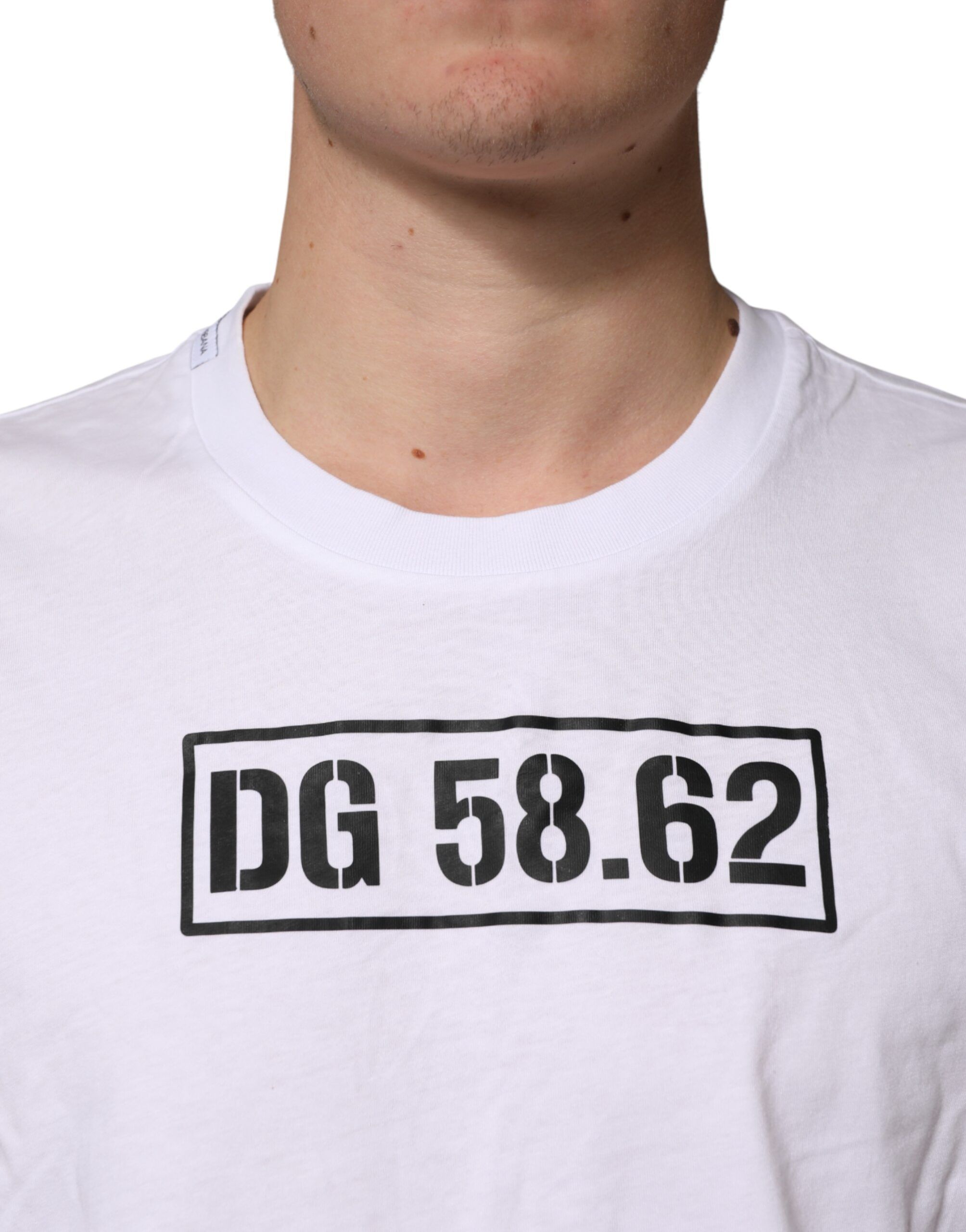 Graphic Cotton Men Crew Neck Men's T-shirt (Pre-Owned) - Dolce & Gabbana - Modalova