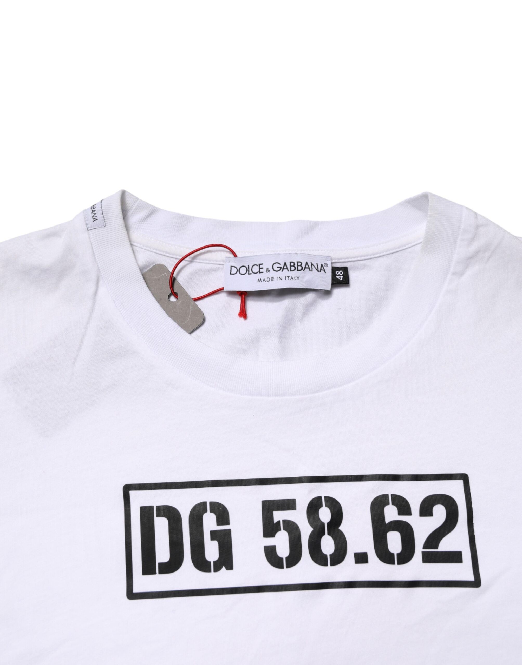 Graphic Cotton Men Crew Neck Men's T-shirt (Pre-Owned) - Dolce & Gabbana - Modalova