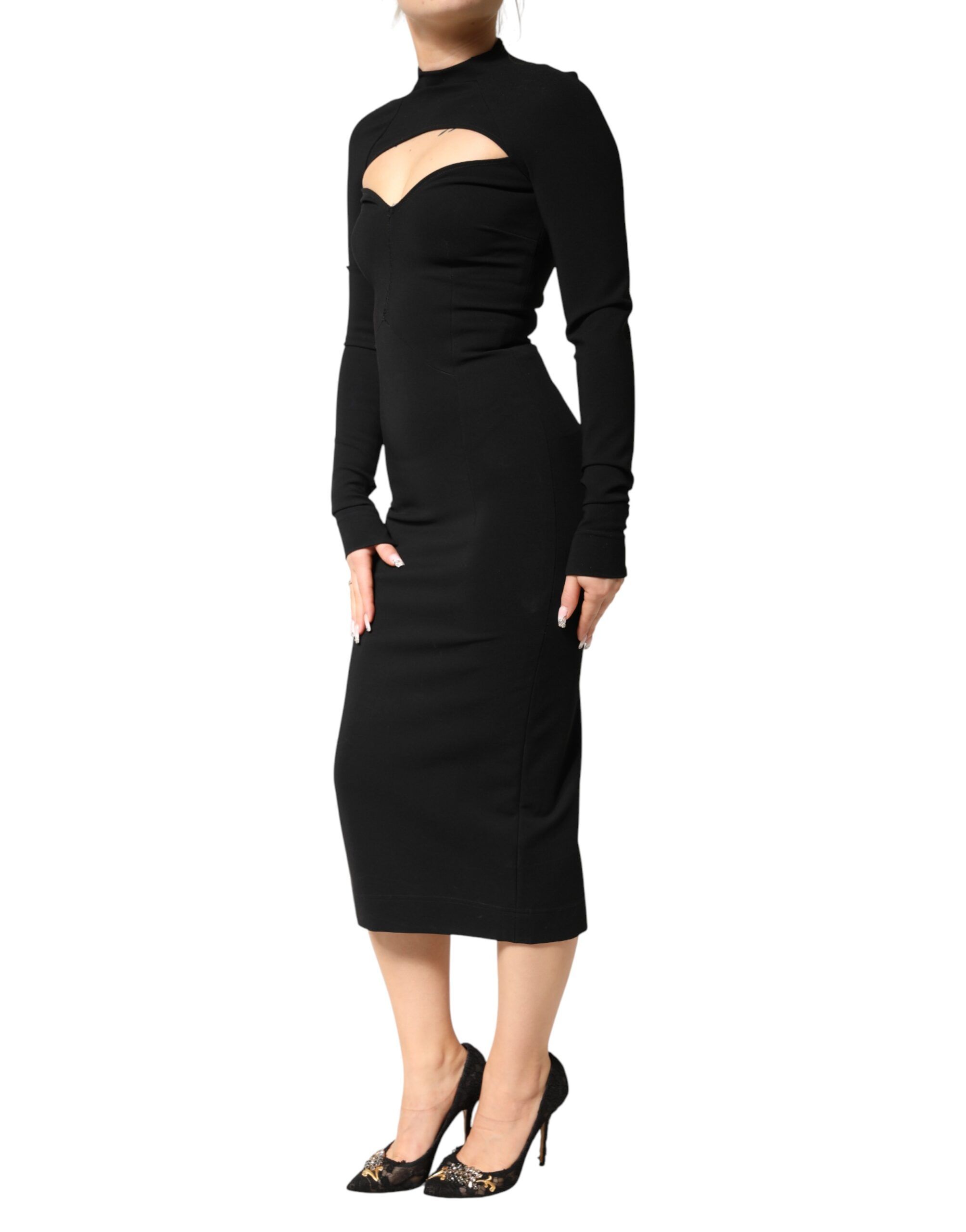 Viscose Bodycon Sheath Midi Women's Dress (Pre-Owned) - Dolce & Gabbana - Modalova