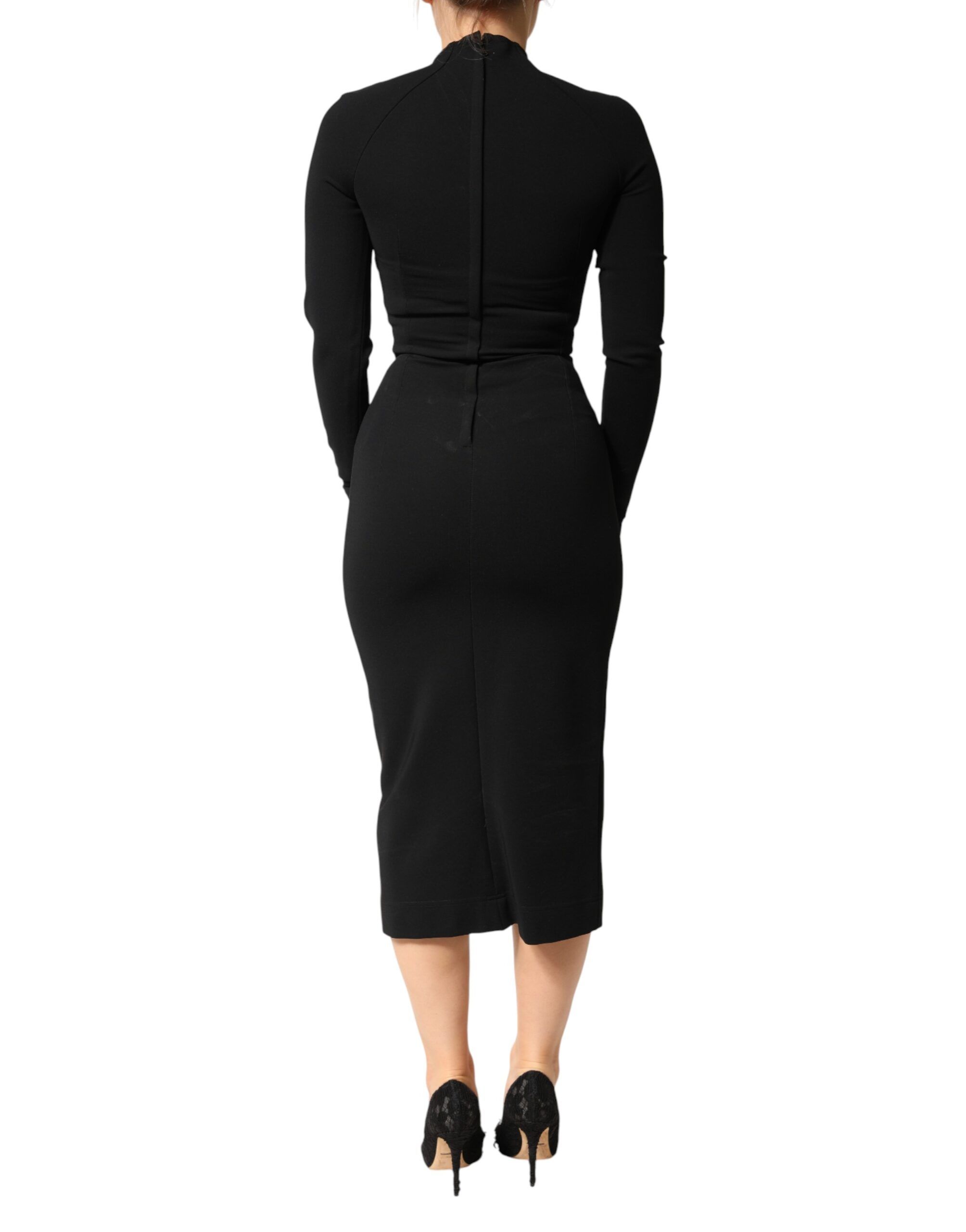 Viscose Bodycon Sheath Midi Women's Dress (Pre-Owned) - Dolce & Gabbana - Modalova