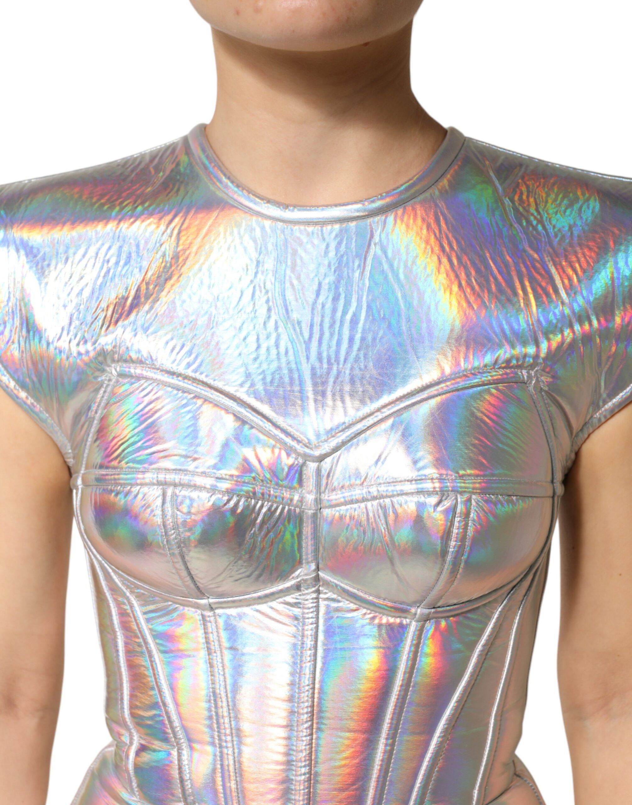 Iridescent Bodycon Sheath Midi Women's Dress - Dolce & Gabbana - Modalova