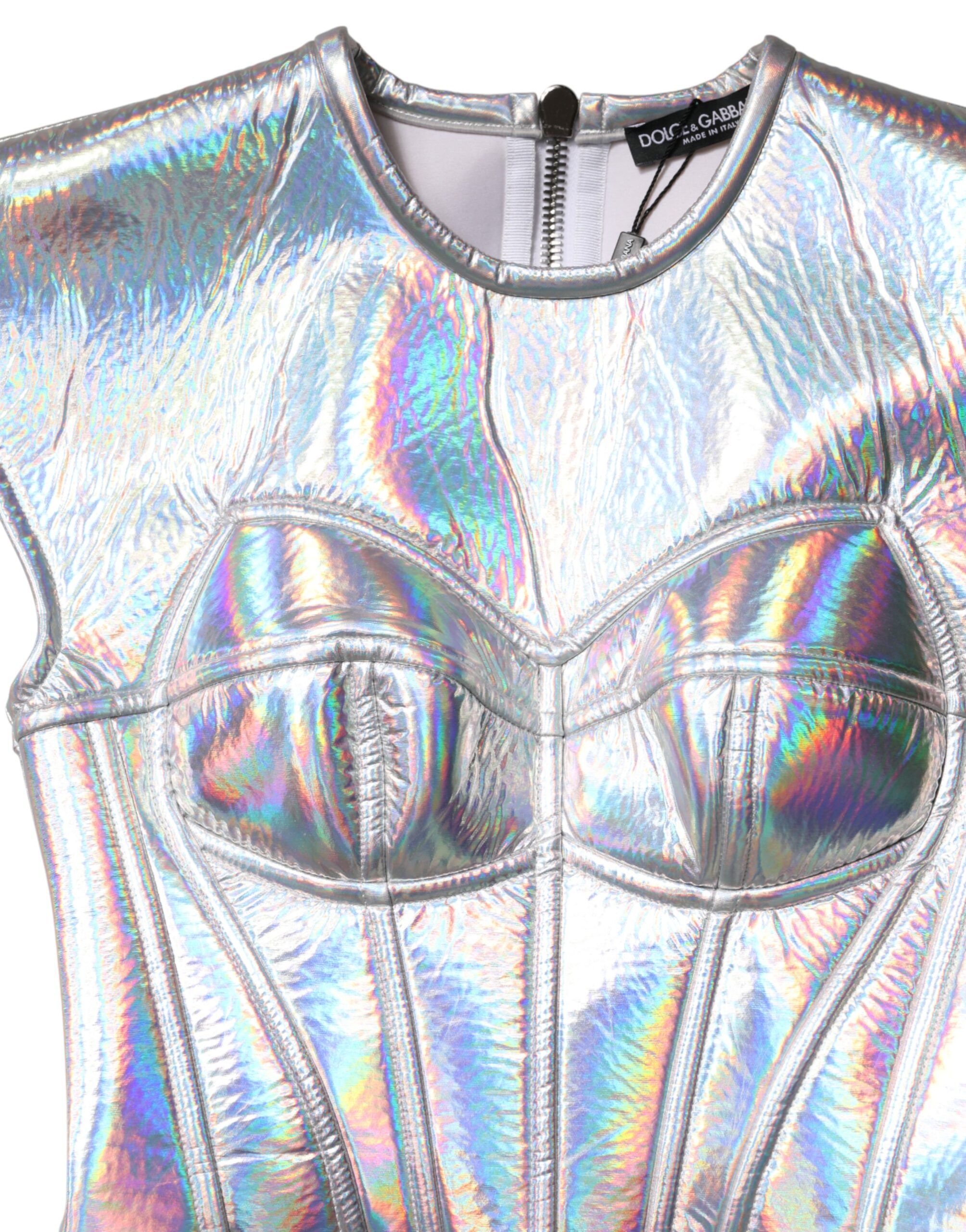 Iridescent Bodycon Sheath Midi Women's Dress - Dolce & Gabbana - Modalova
