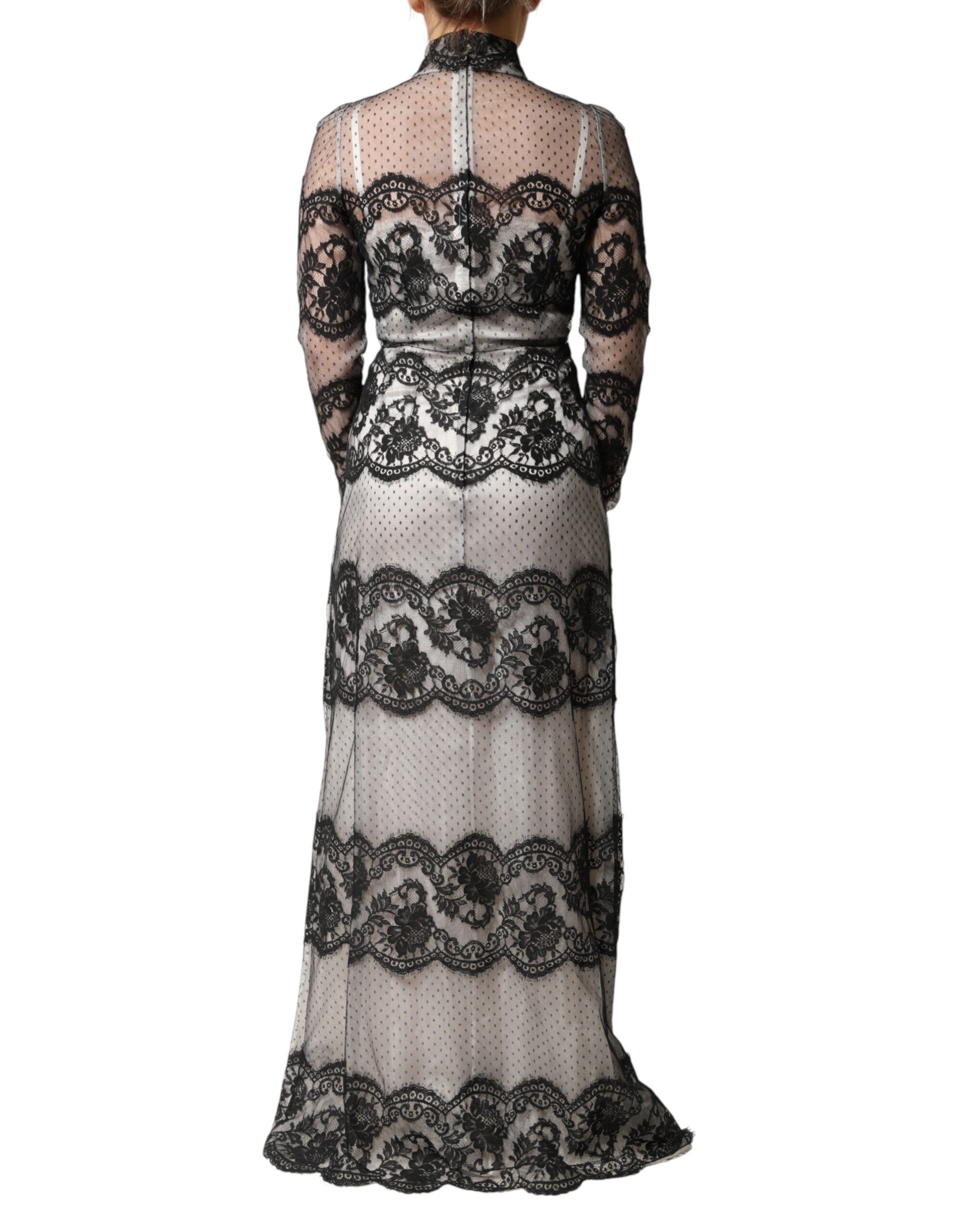 Lace Silk Blend MaxiSheath Women's Dress - Dolce & Gabbana - Modalova