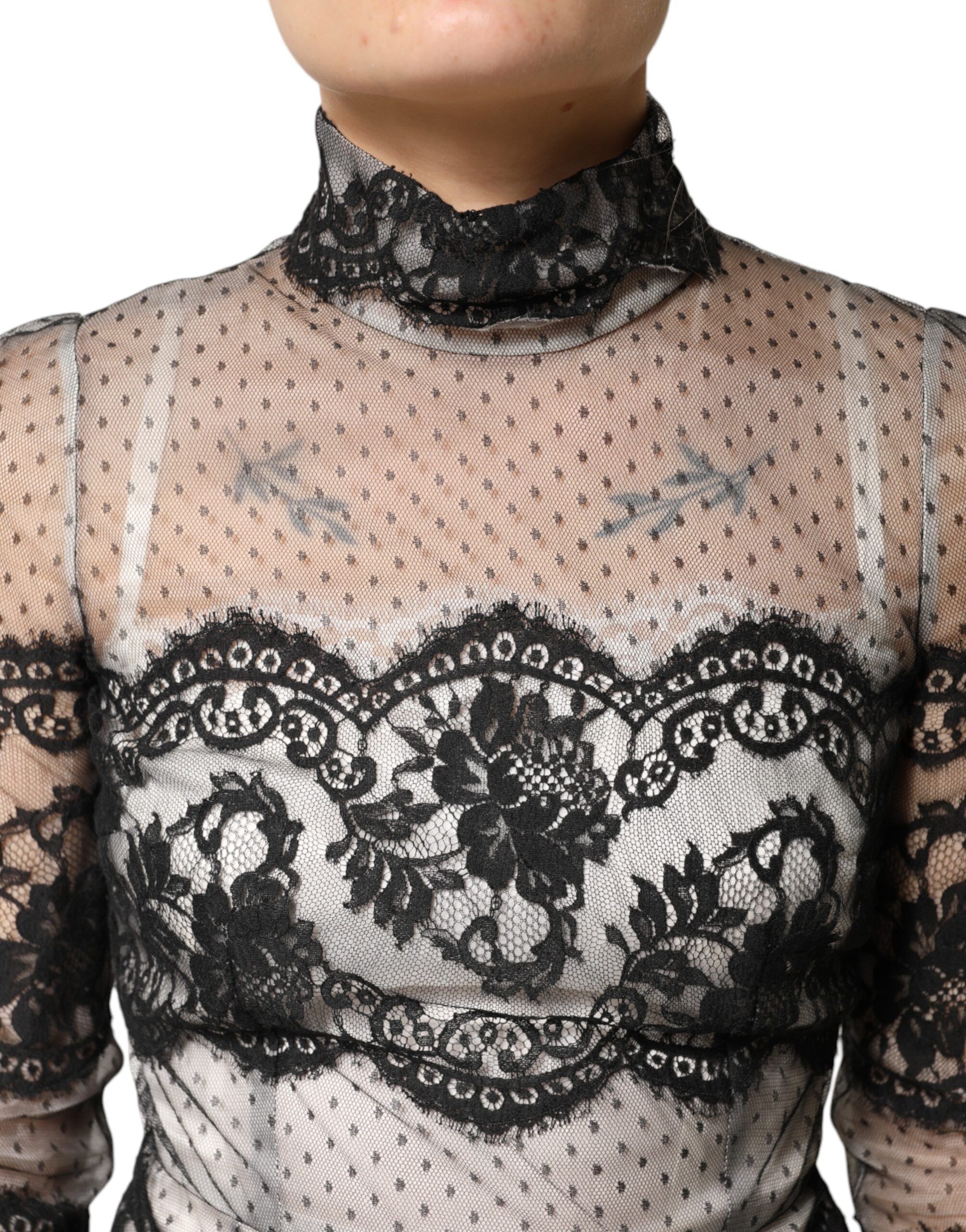 Lace Silk Blend MaxiSheath Women's Dress - Dolce & Gabbana - Modalova