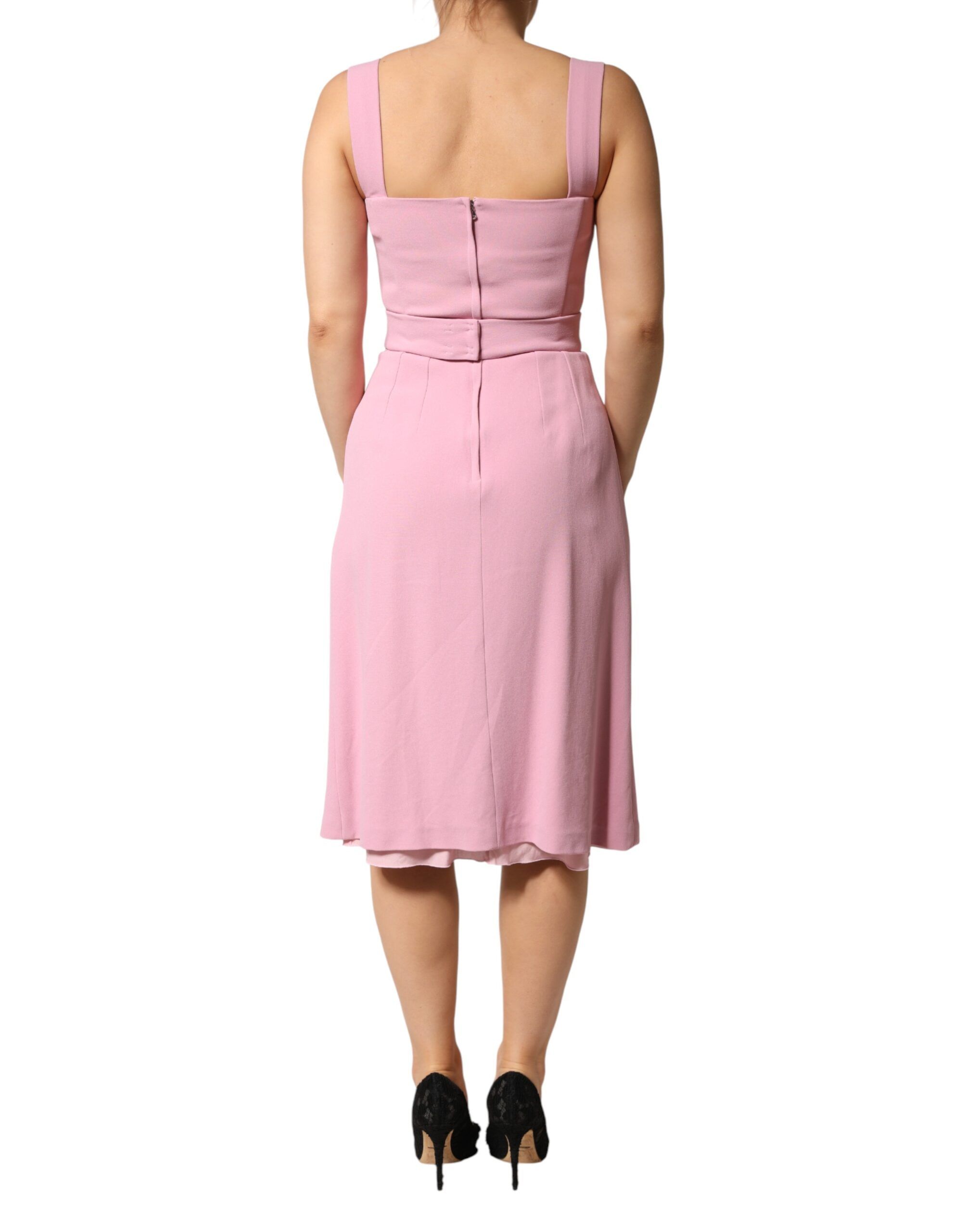 Viscose Sleeveless Sheath Midi Women's Dress (Pre-Owned) - Dolce & Gabbana - Modalova