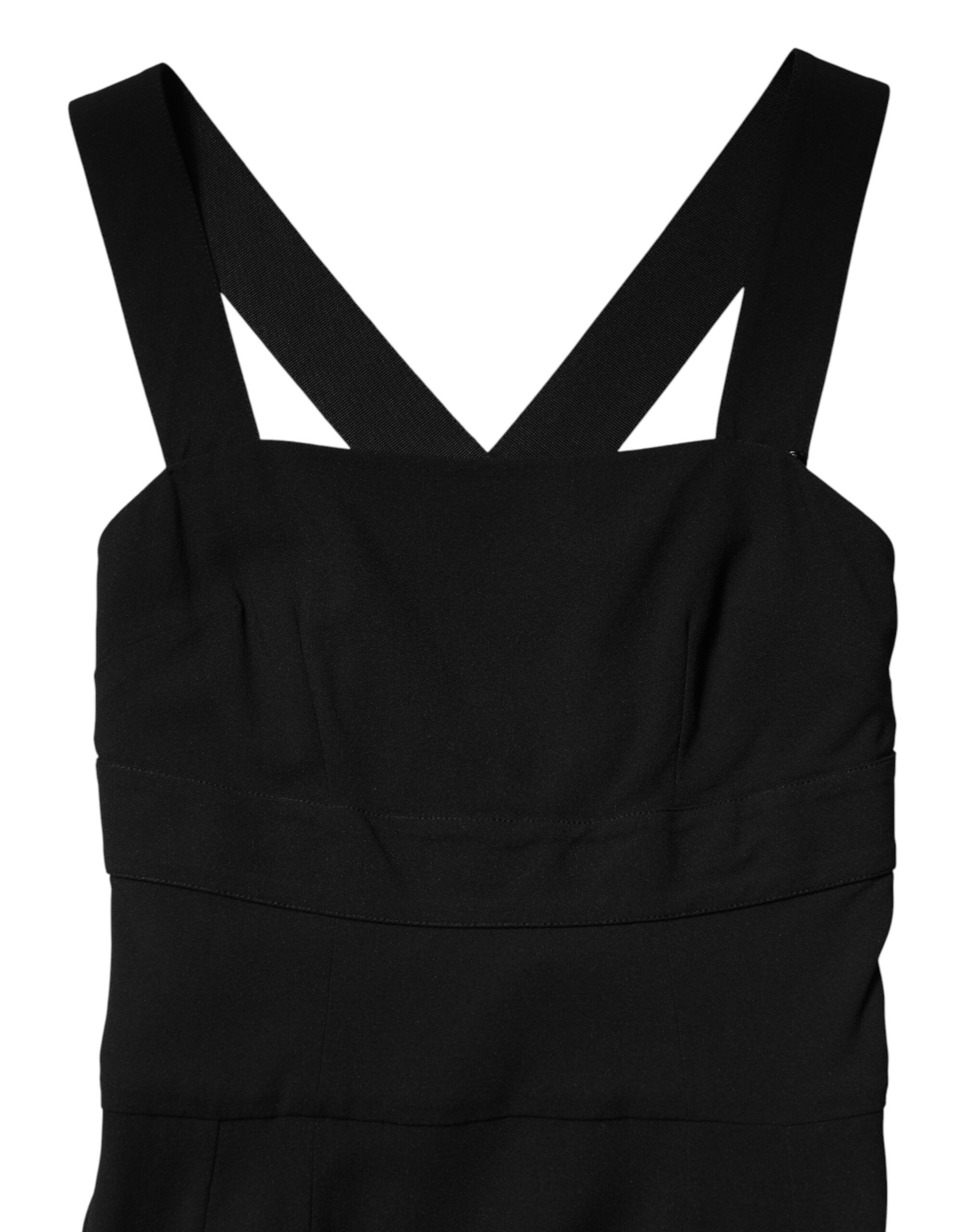 Square Neck Sleeveless Midi Women's Dress - Dolce & Gabbana - Modalova