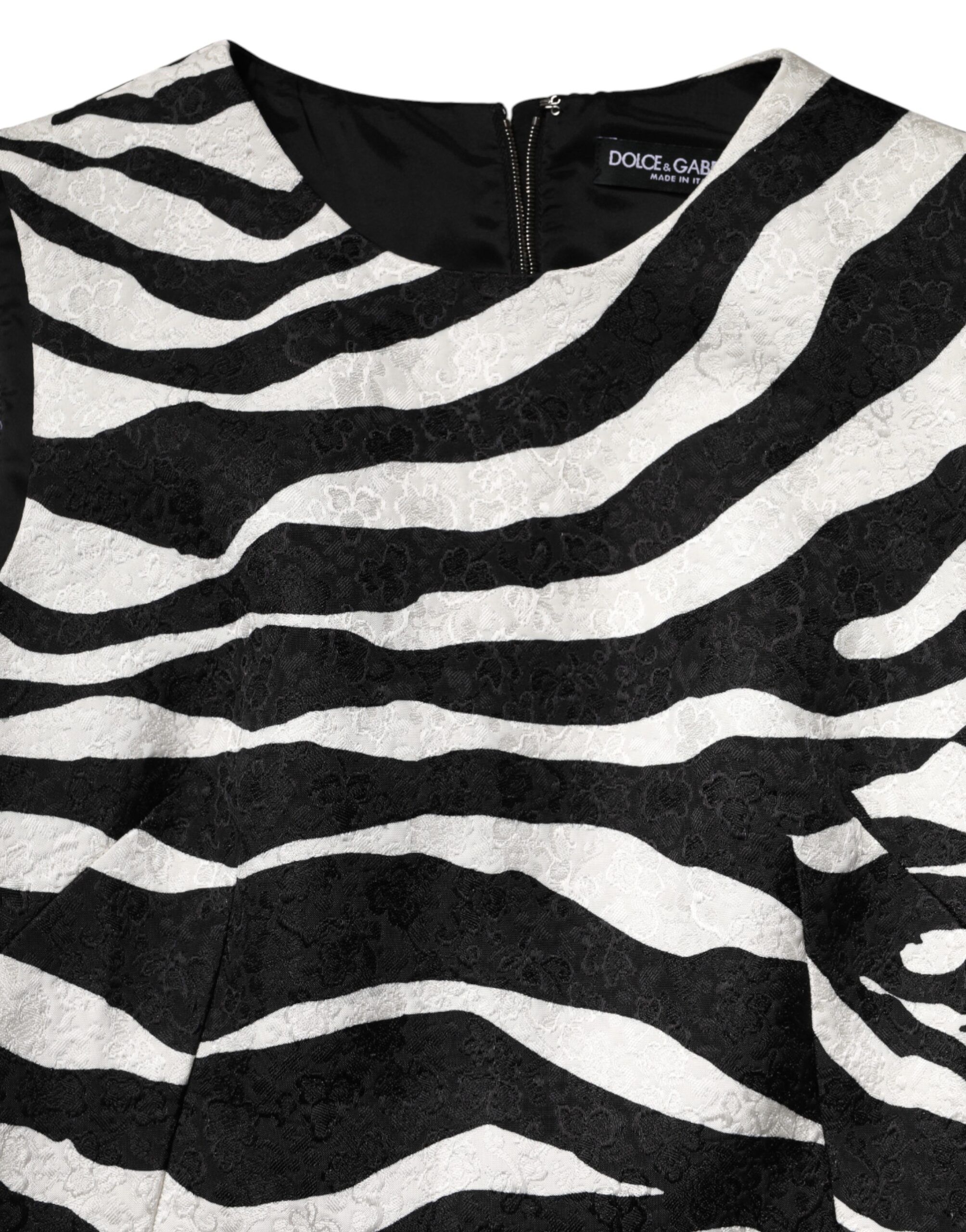 Zebra Sleeveless A-line Women's Dress - Dolce & Gabbana - Modalova